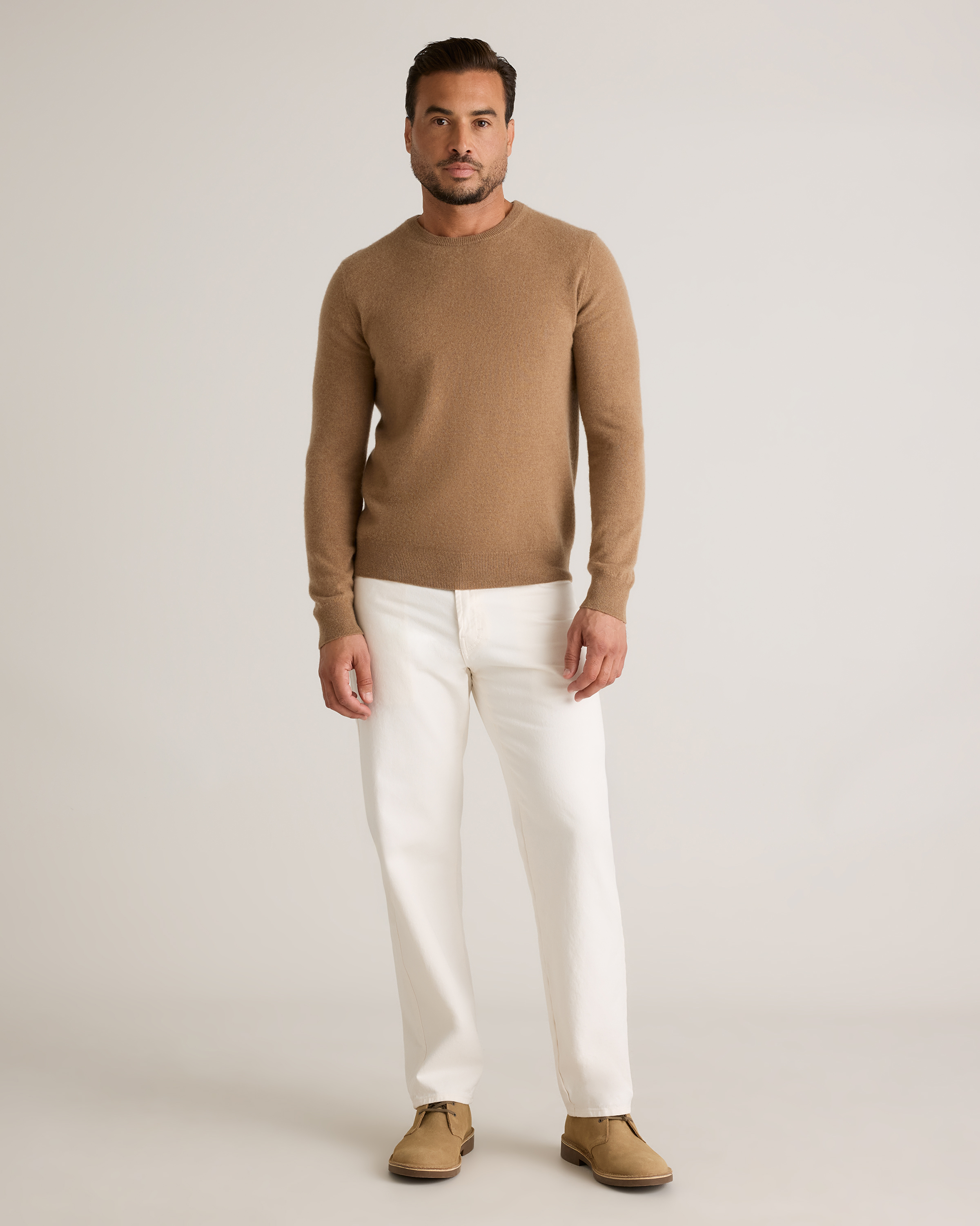 Mongolian Cashmere Crewneck Sweater — Image 41