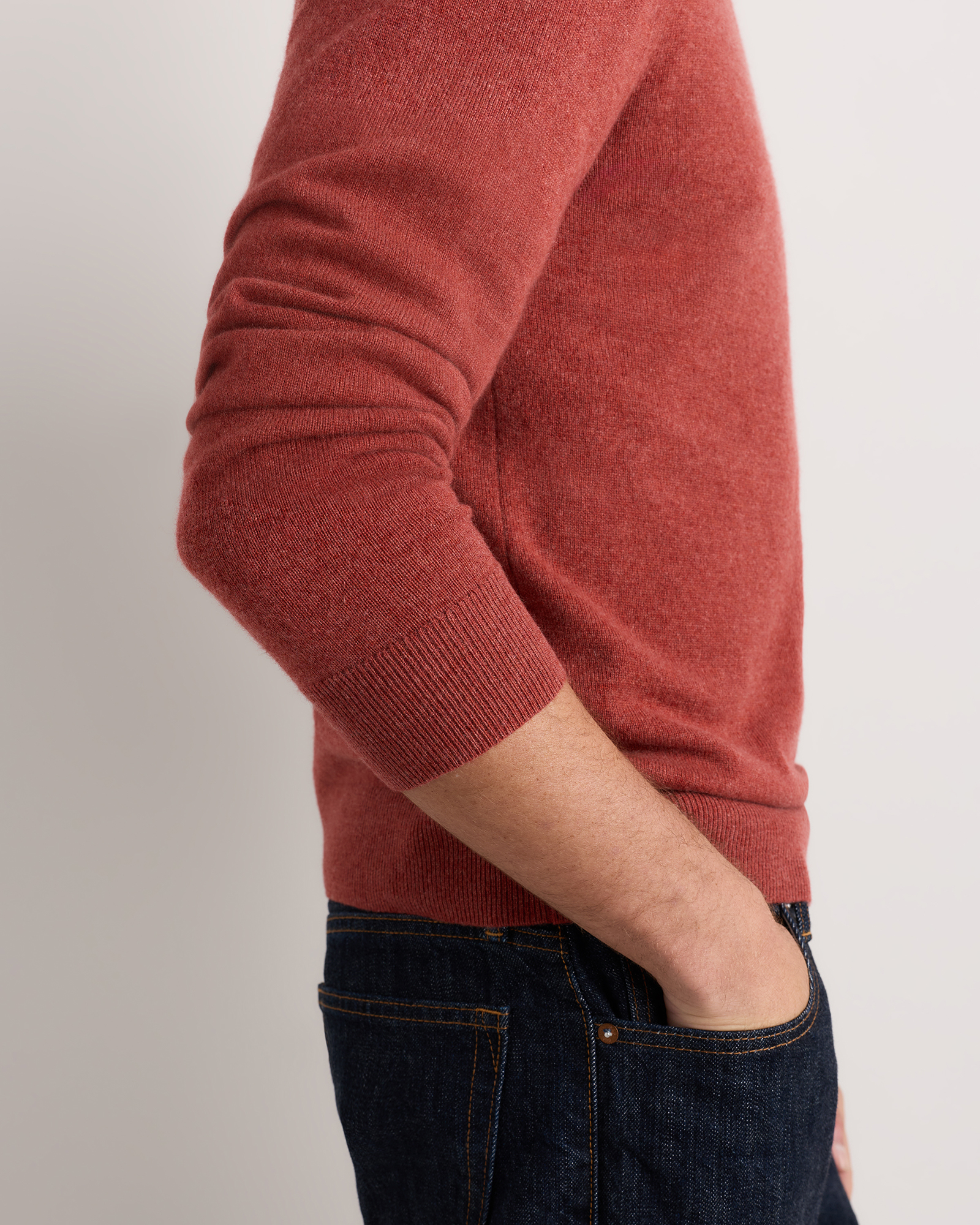 Mongolian Cashmere Crewneck Sweater — Image 38