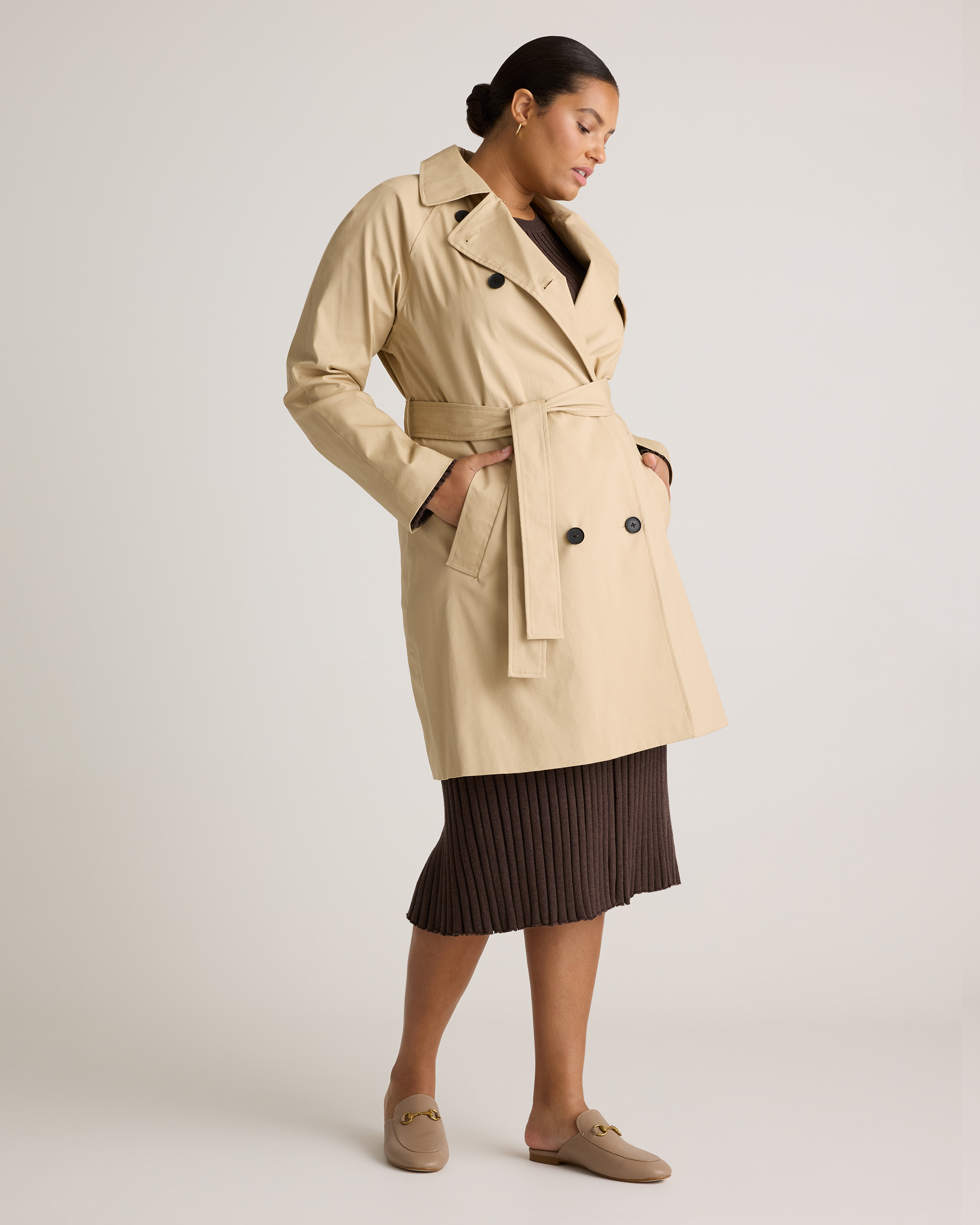 Comfort Stretch Trench Coat — Image 7
