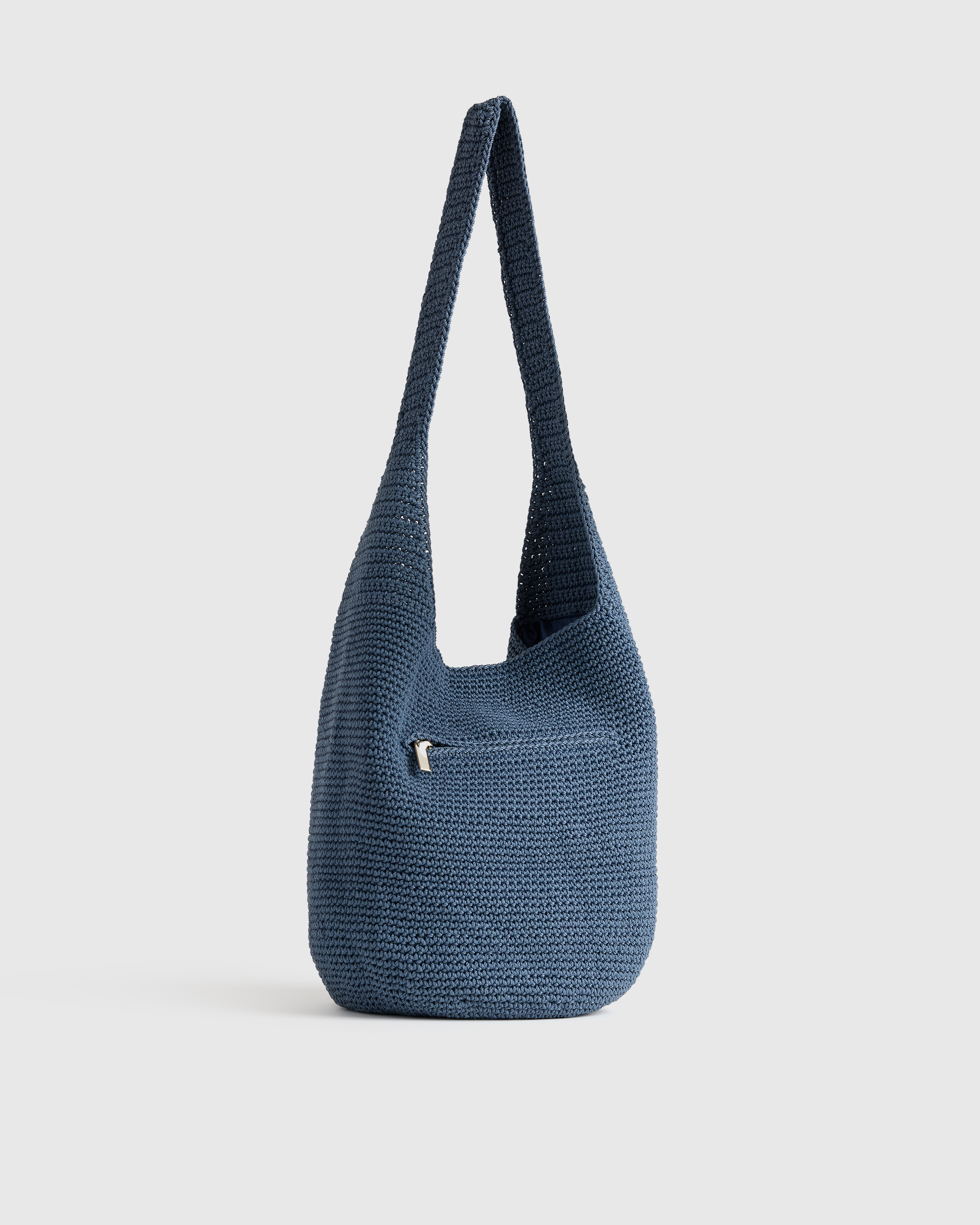 Hand Crochet Hobo Shoulder Bag — Image 17