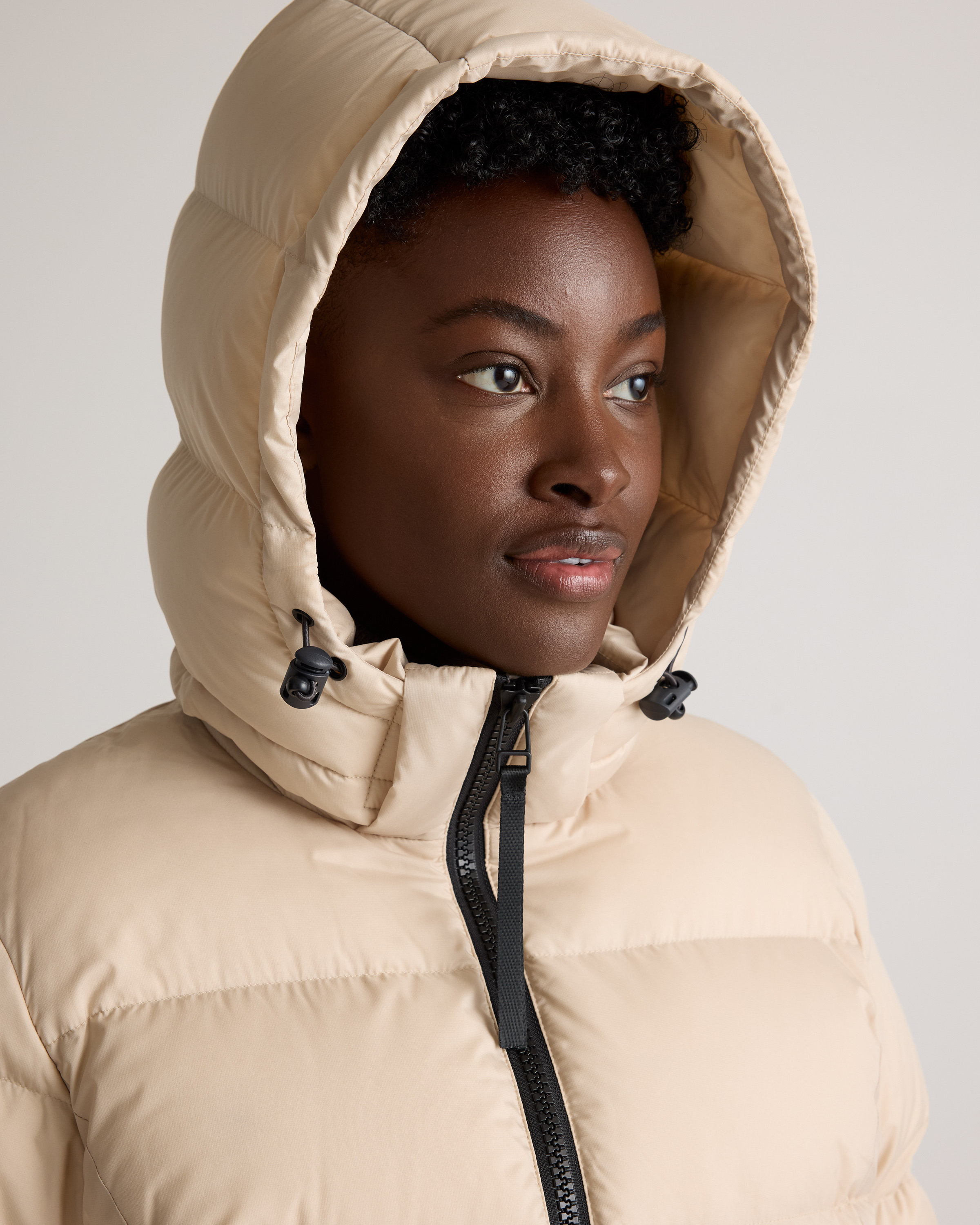 Responsible Down Cinch Waist Puffer Jacket — Image 9