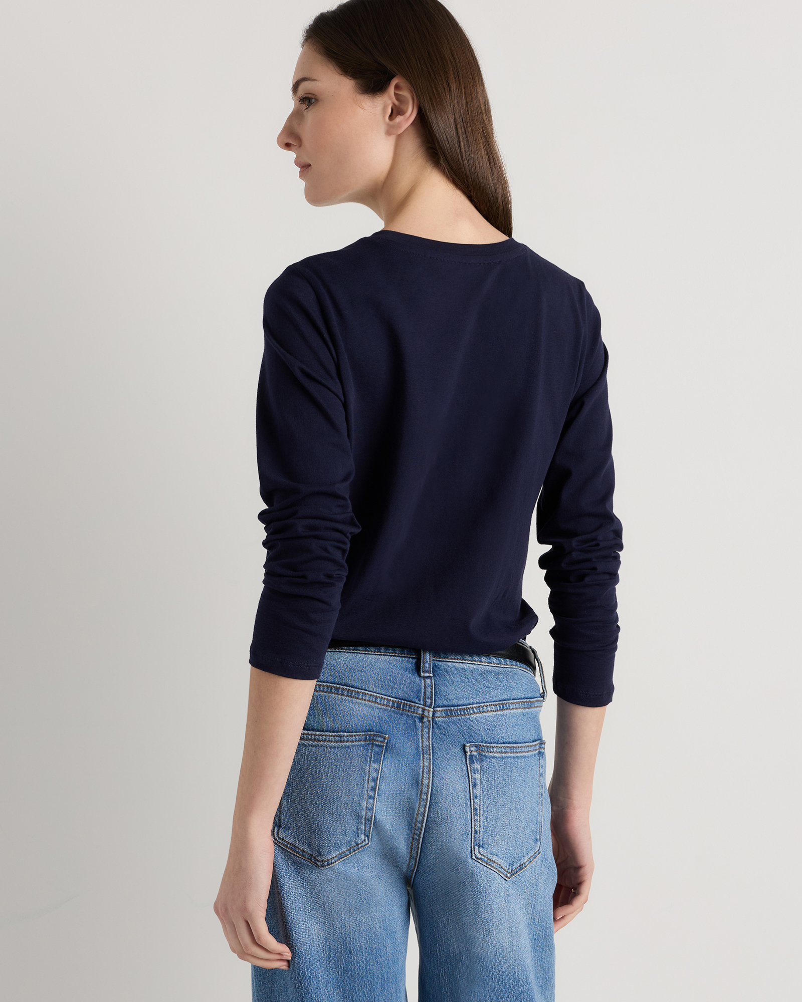 100% Organic Cotton Long Sleeve Swing Tee — Image 9