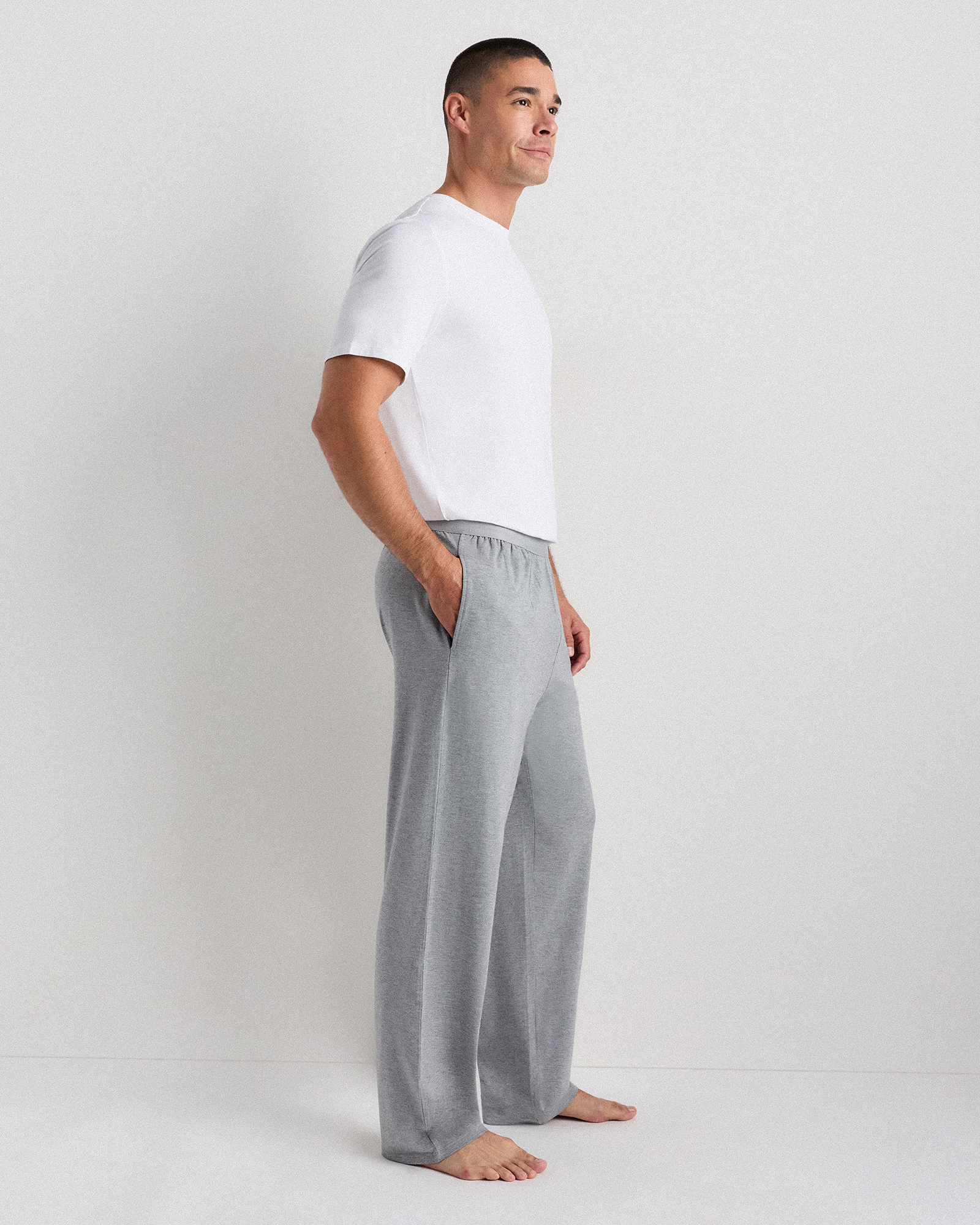 Bamboo Jersey Relaxed Lounge Pants — Image 5