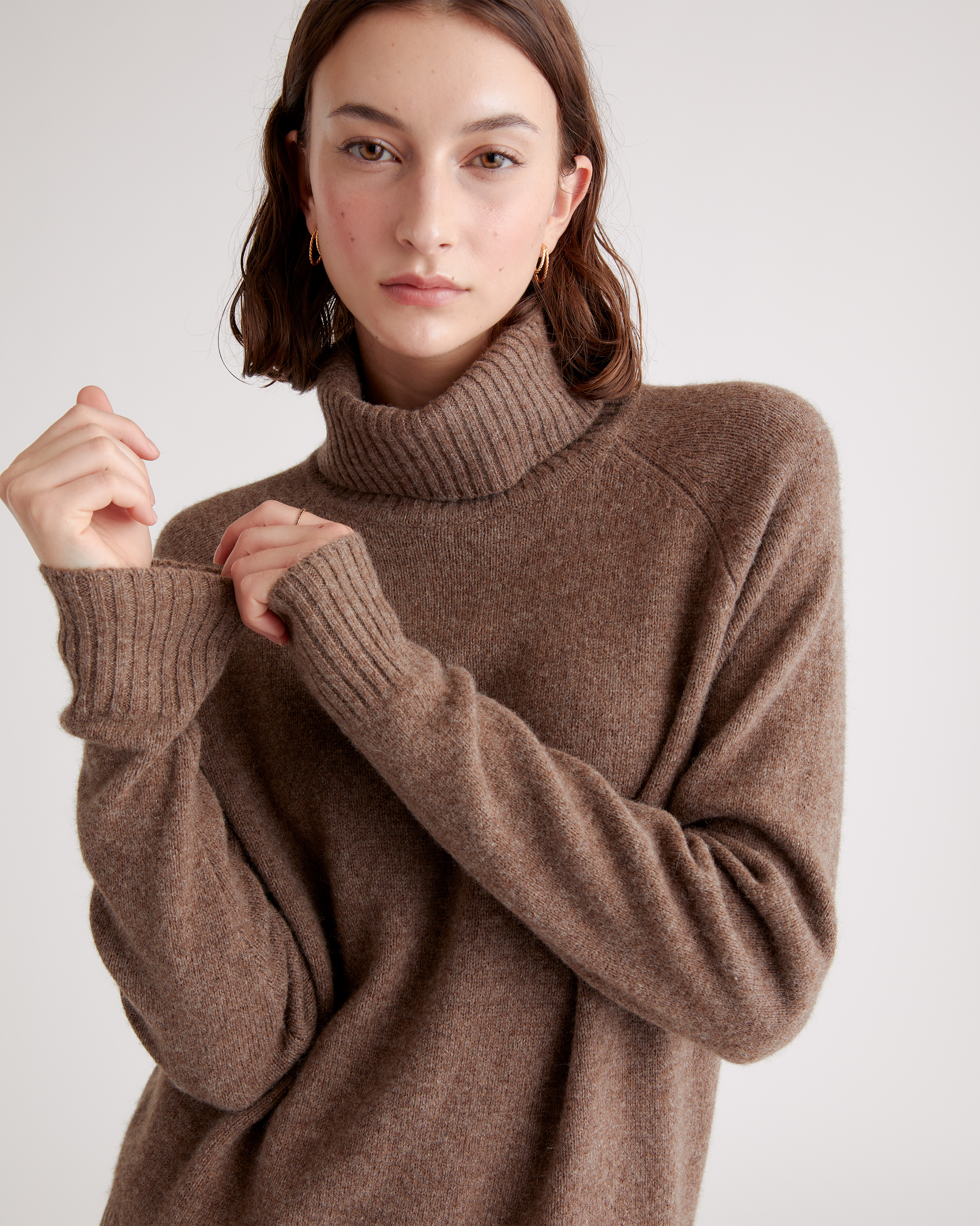 100% Yak Wool Turtleneck Sweater — Image 14