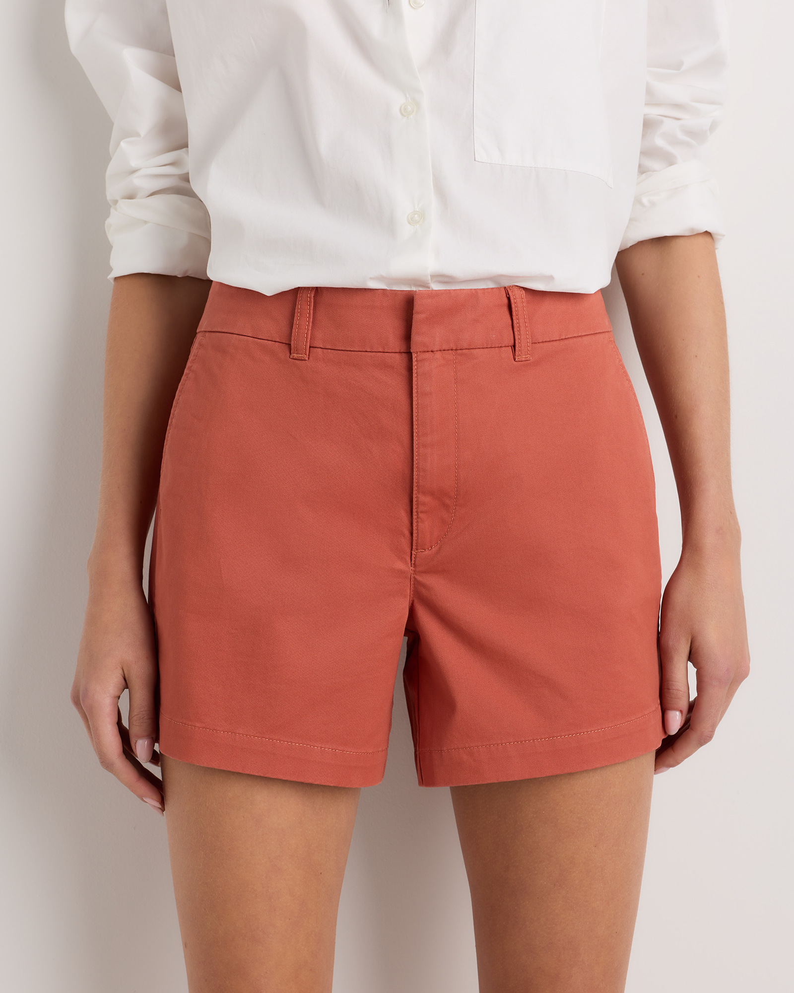 Organic Stretch Cotton Chino Shorts — Image 21