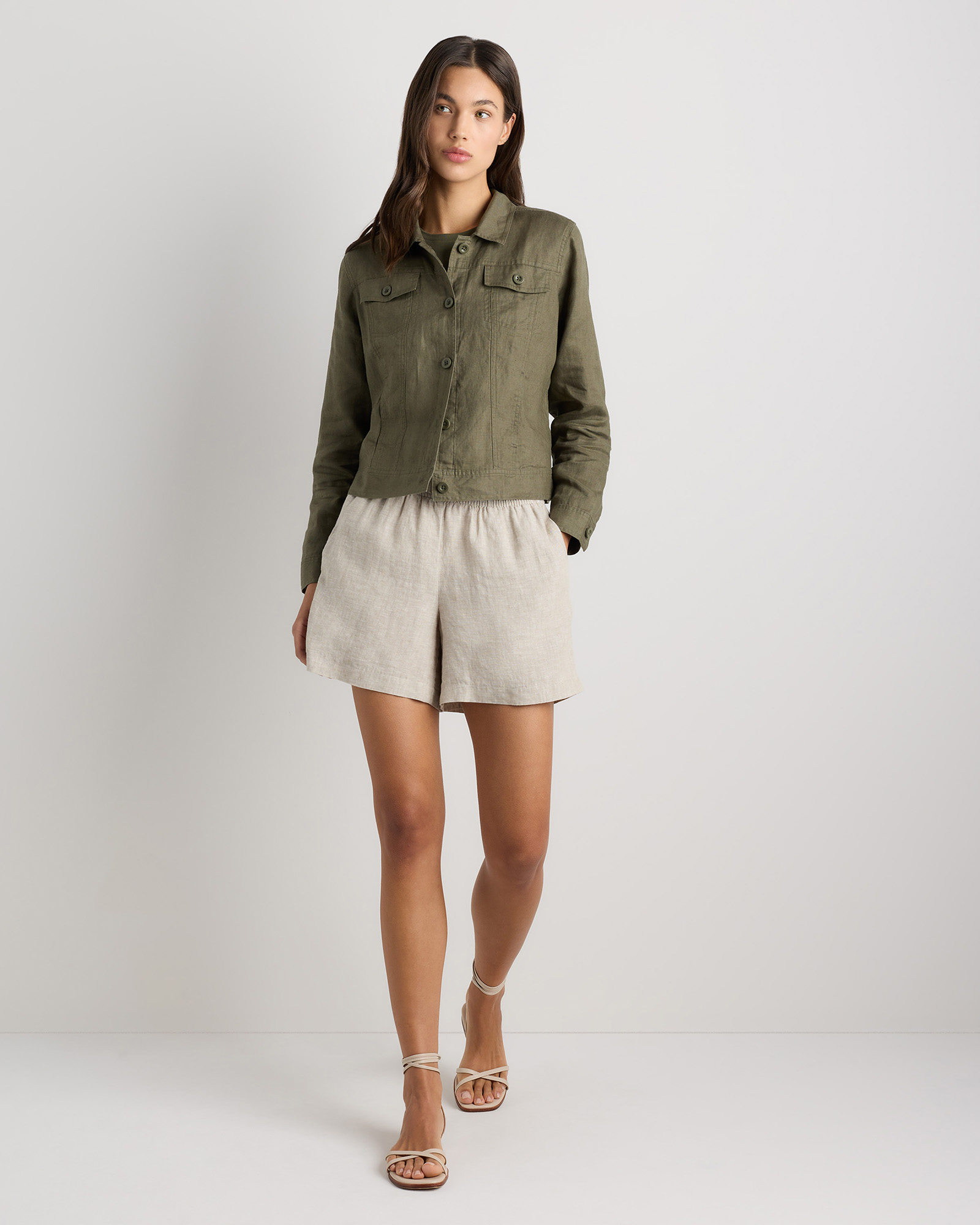 100% European Linen Jacket — Image 26