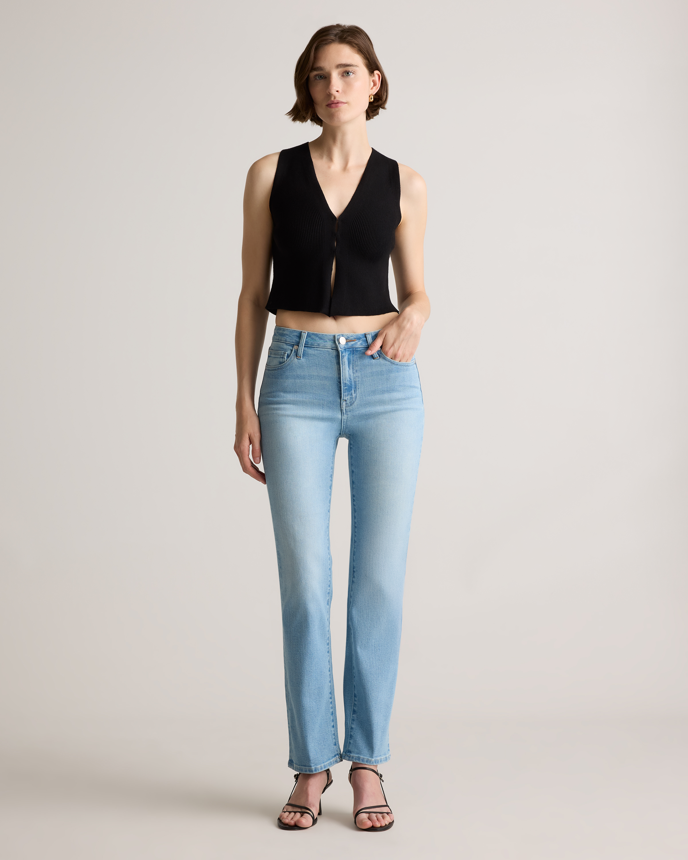 Bella Stretch Straight Jeans — Image 144