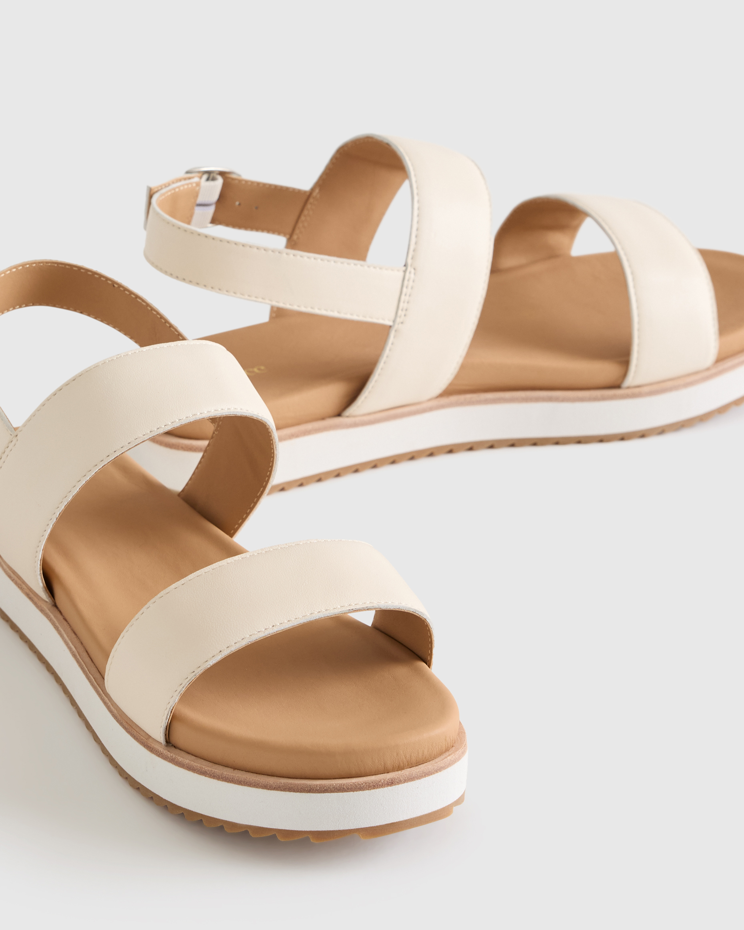 Italian Leather Platform Sandal — Image 5