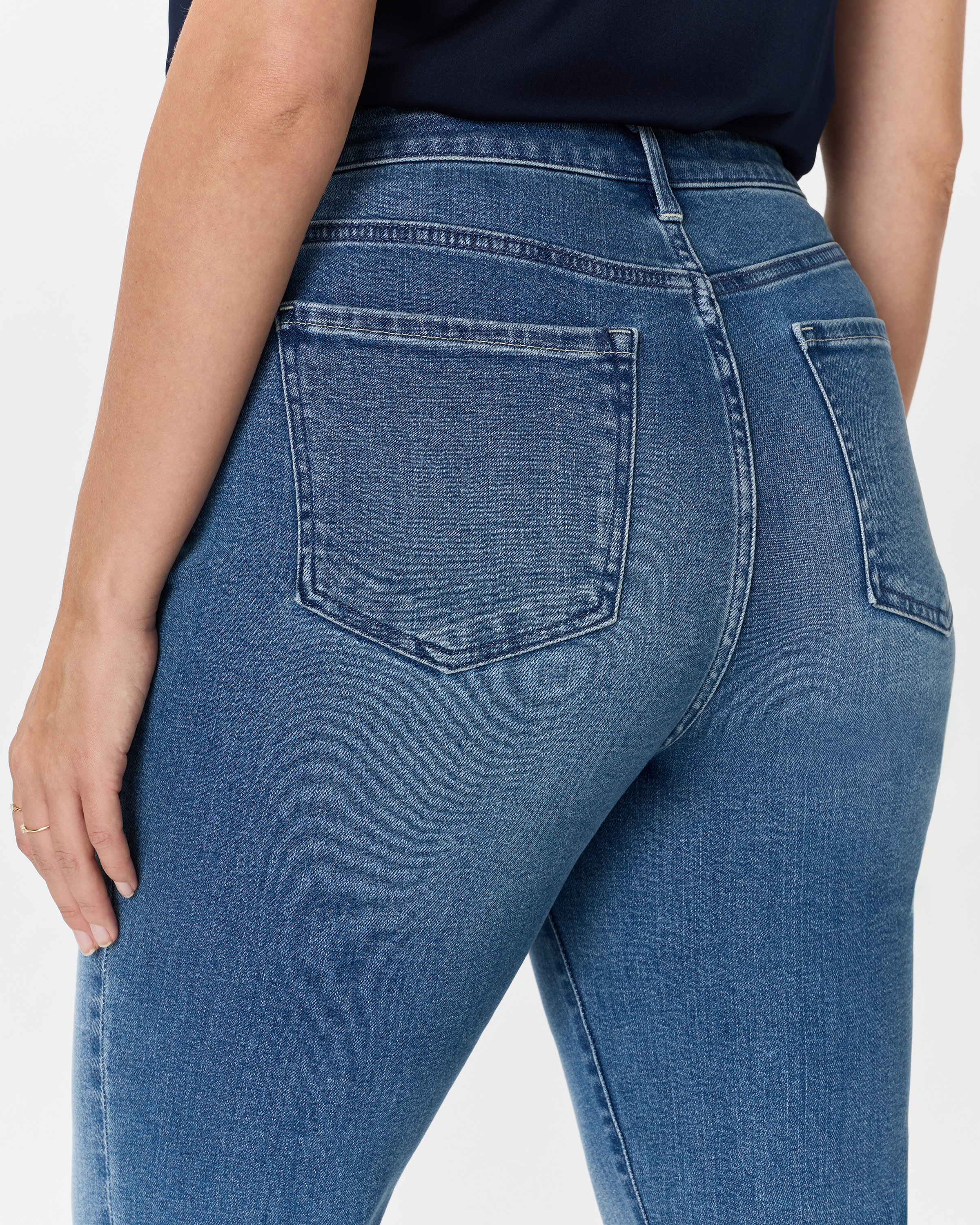 Bella Stretch Kick Flare Jeans — Image 8