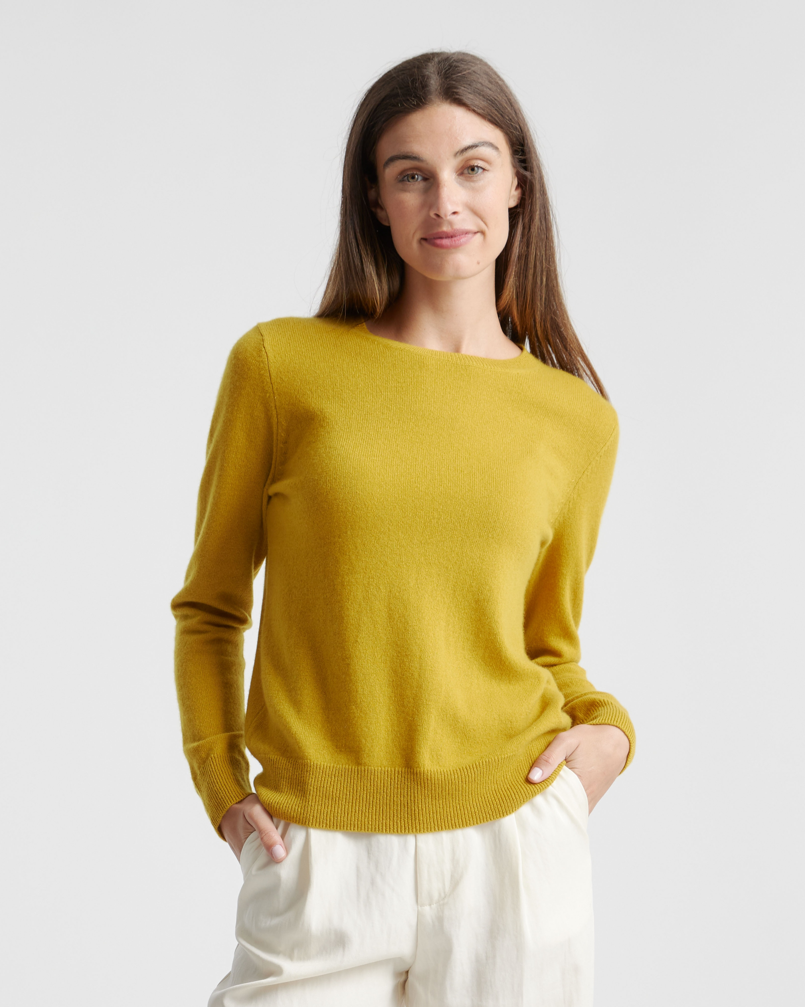Mongolian Spring Cashmere Crewneck Sweater — Image 19