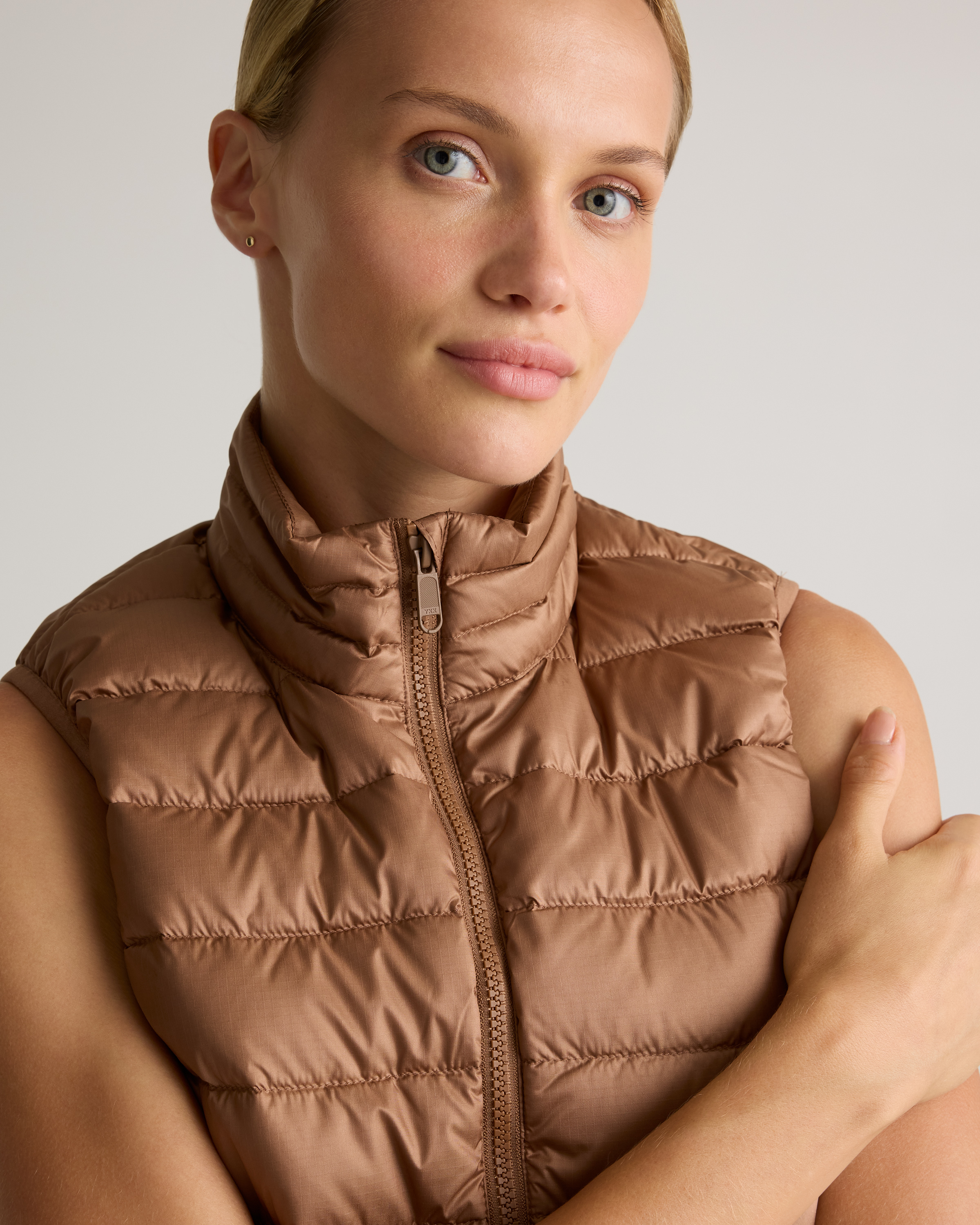 Lightweight Down Packable Puffer Vest — Image 4