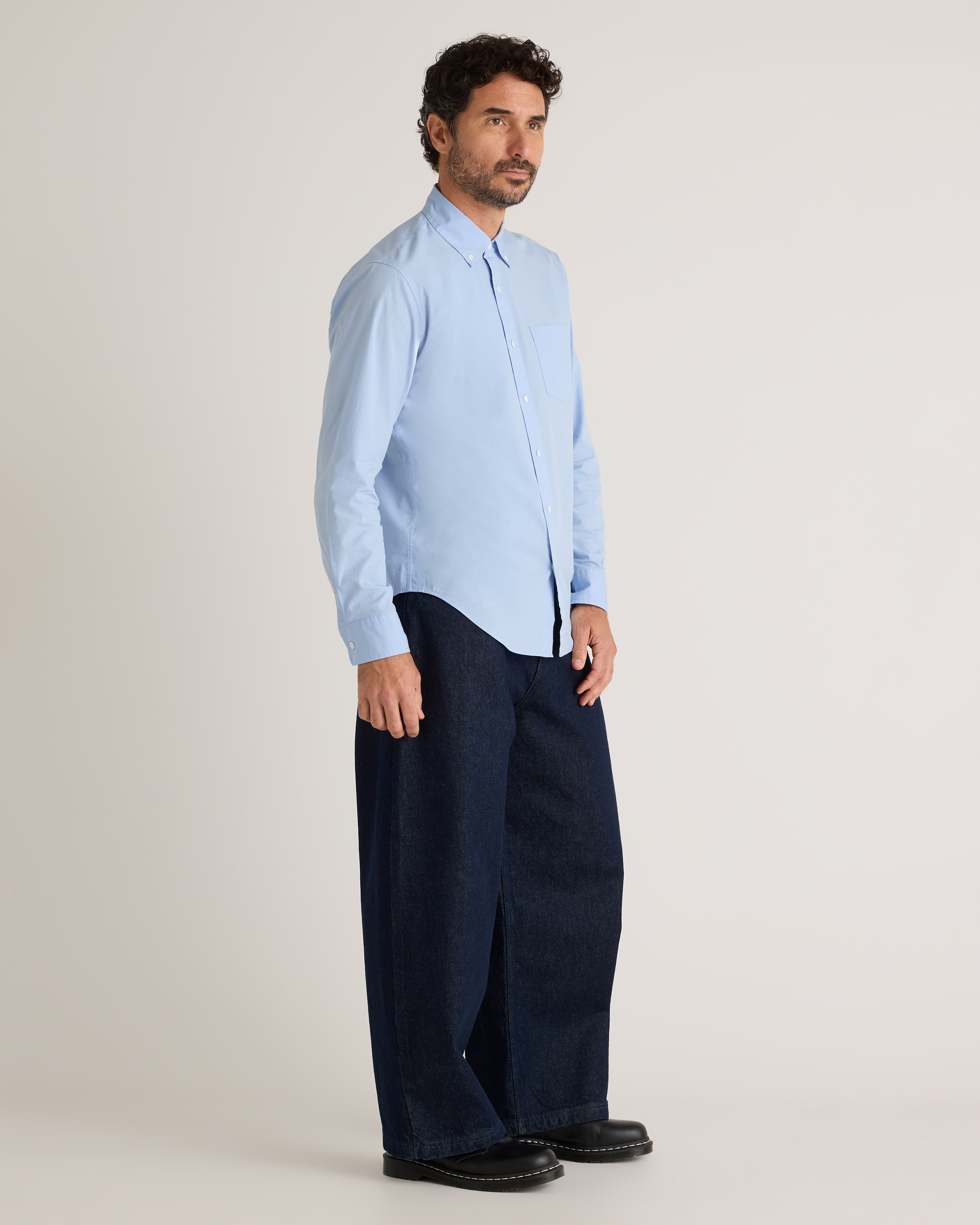 Organic Cotton Stretch Poplin Shirt — Image 14