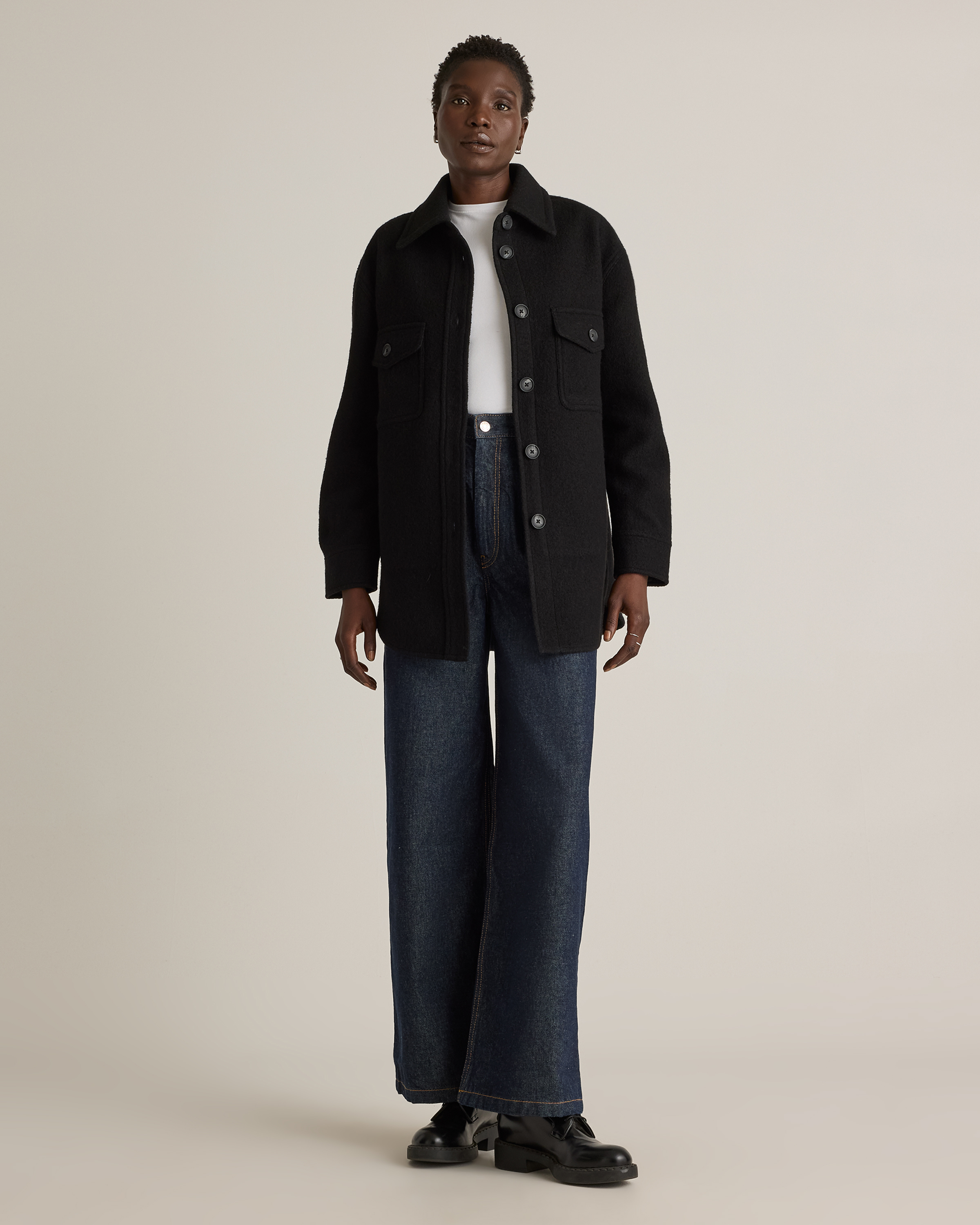100% Merino Wool Shirt Jacket — Image 27