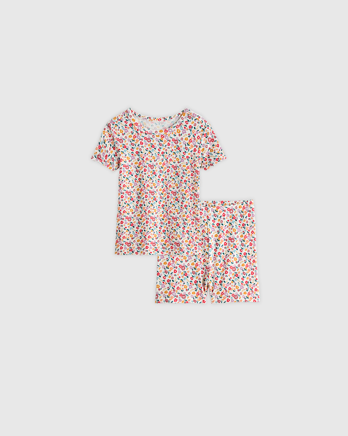 Bamboo Short Sleeve and Shorts Pajama Set — Image 22