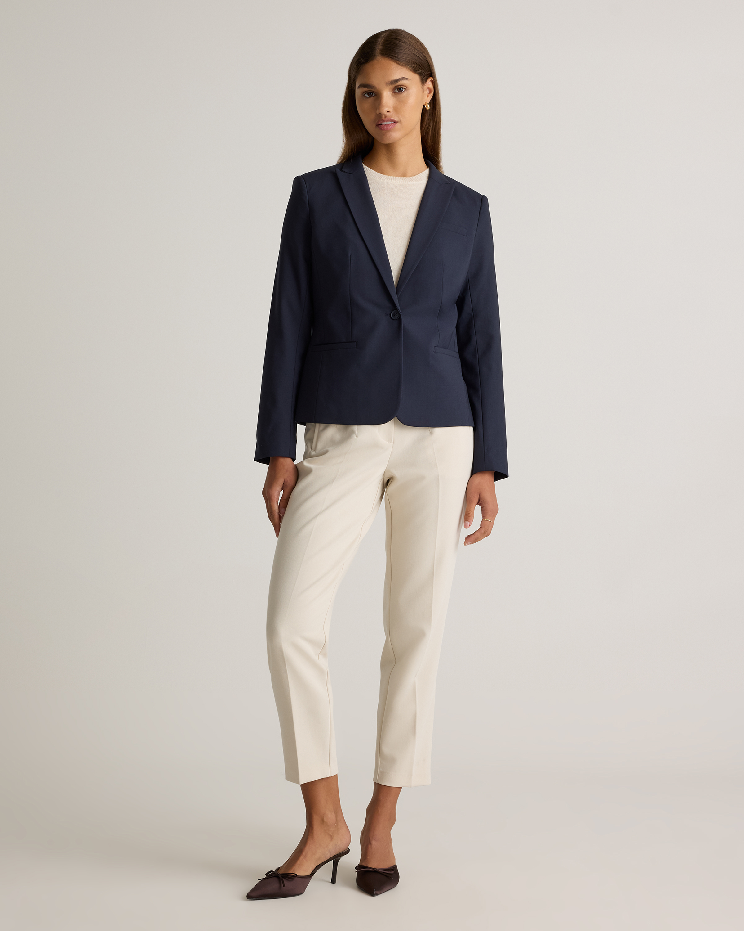 Italian Wool Tailored Blazer — Image 26