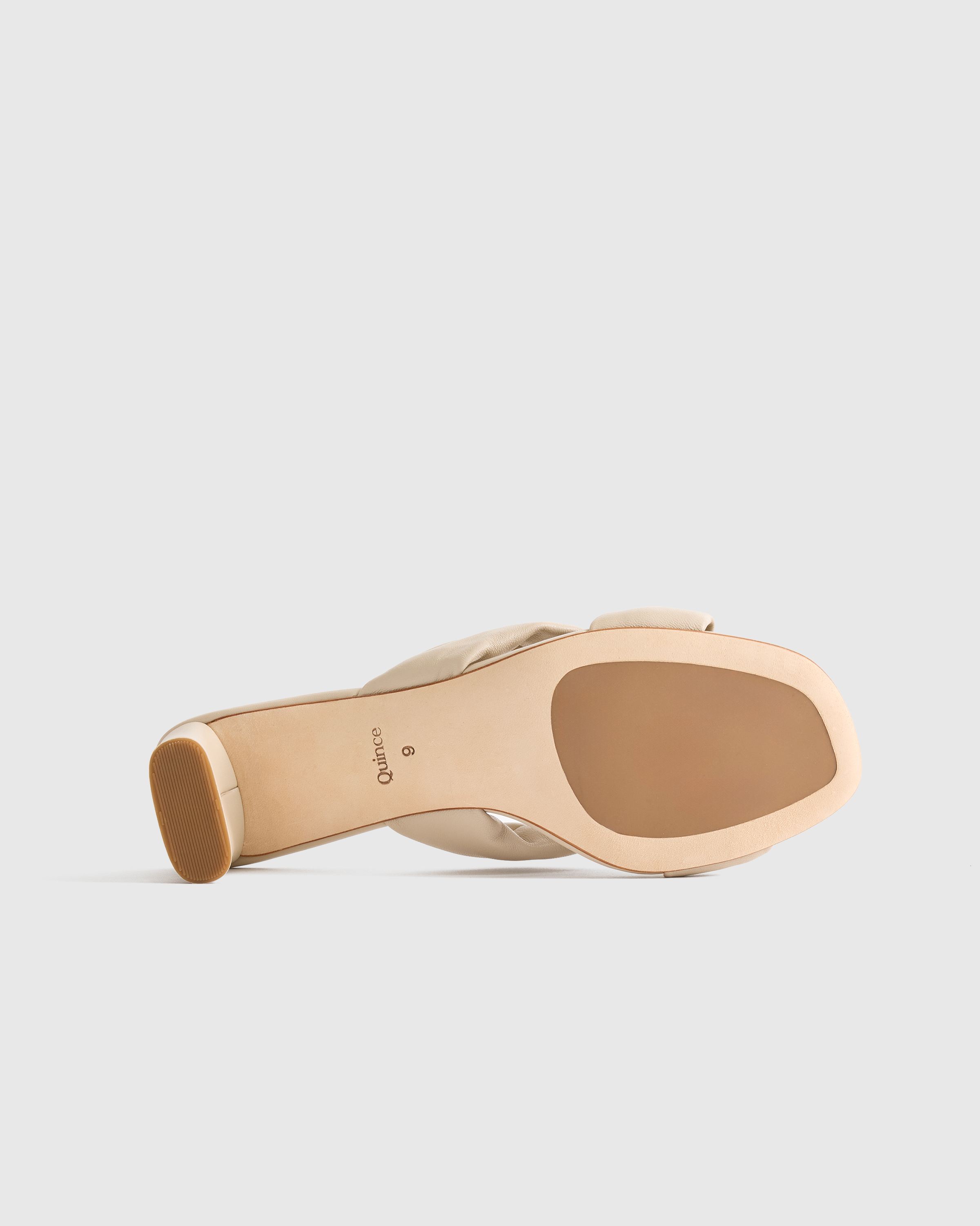 Italian Leather Twist Mid Heel Mule — Image 13