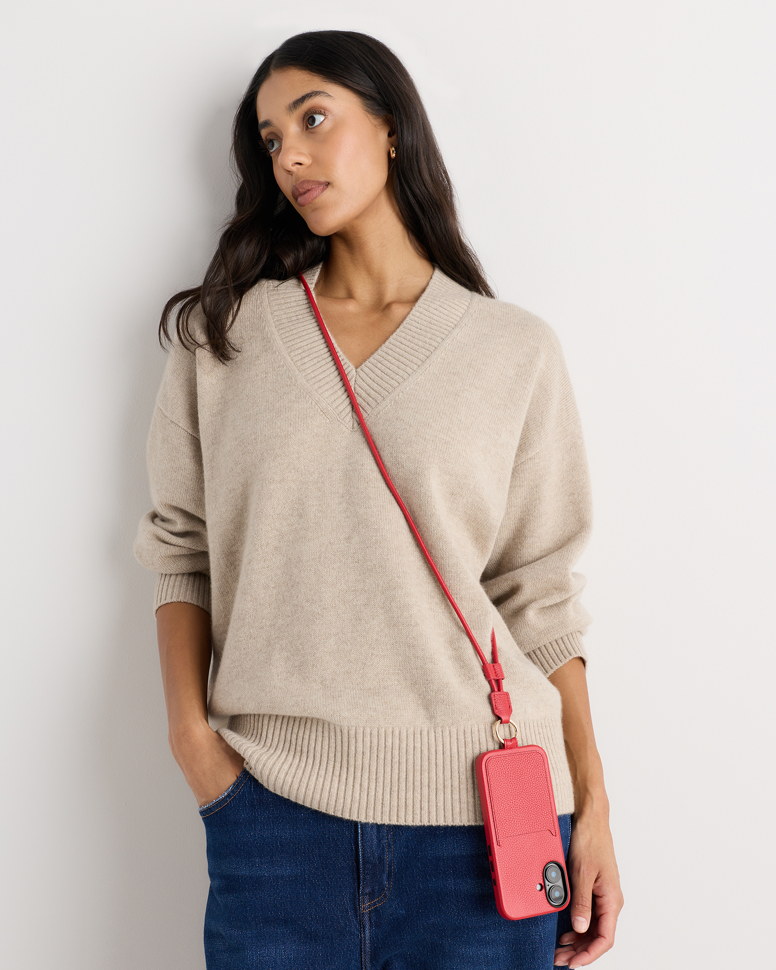 Italian Leather Phone Crossbody Case — Image 5