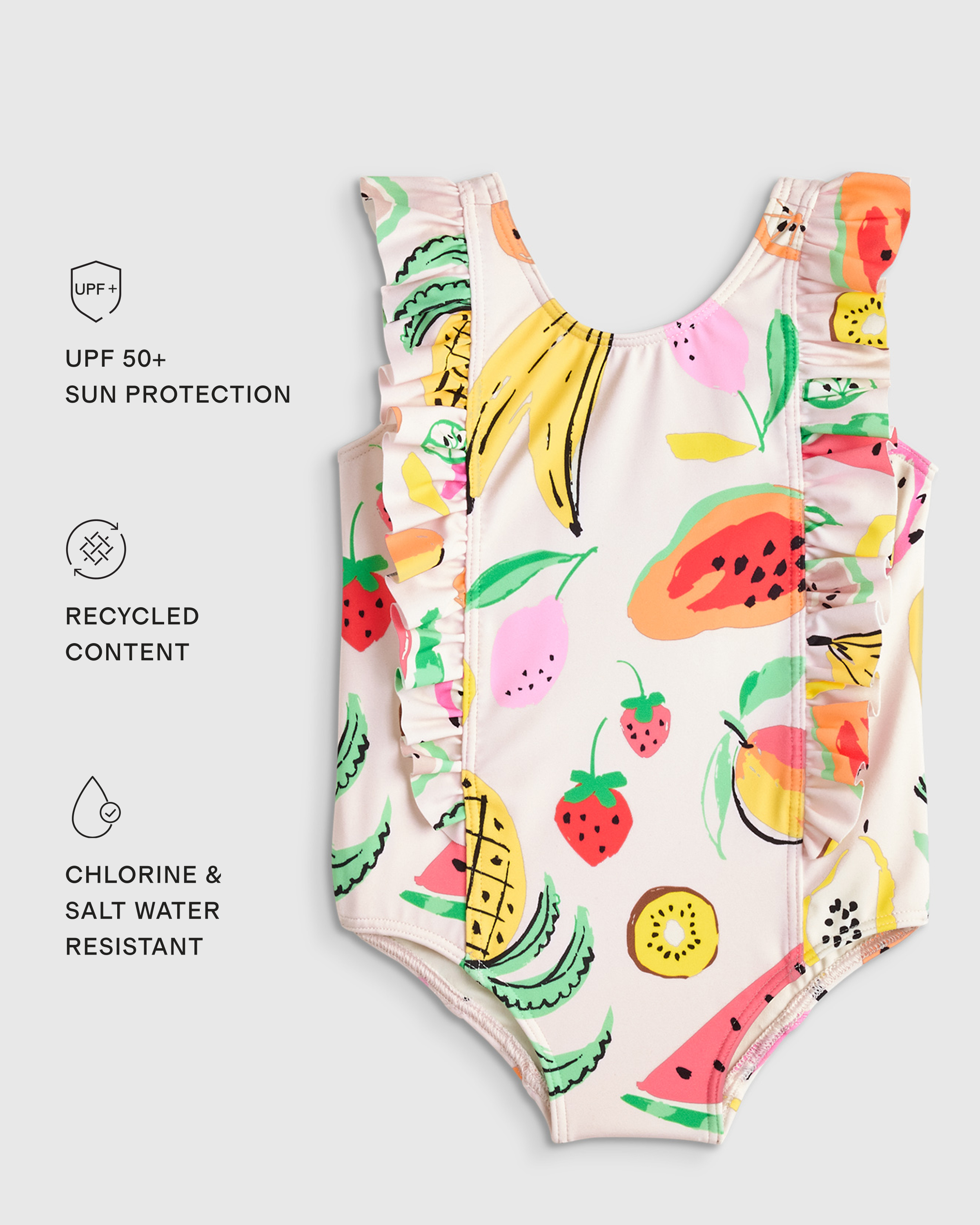 Ruffle One Piece Swimsuit — Image 10