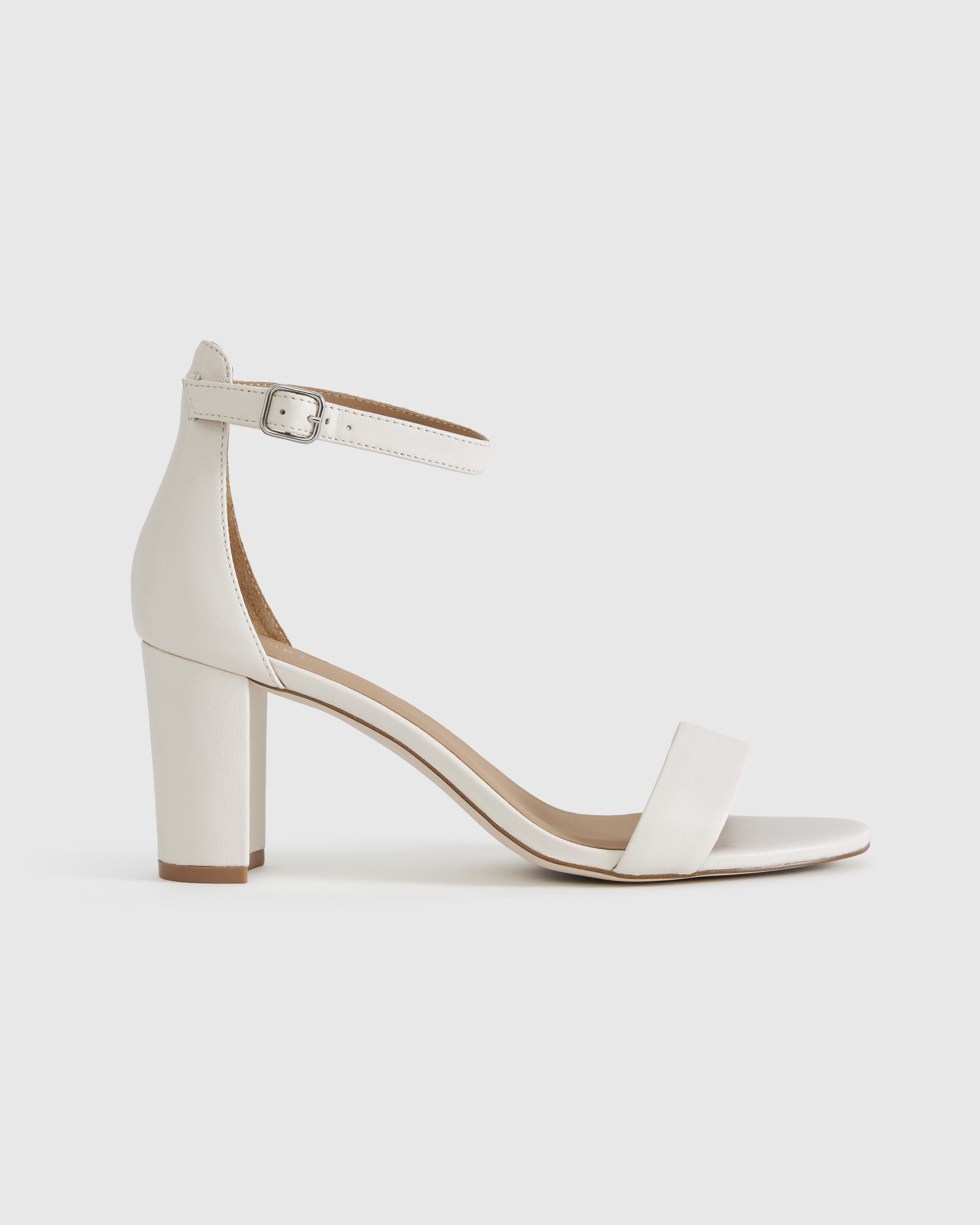 Italian Leather 65mm Block Heel — Image 14