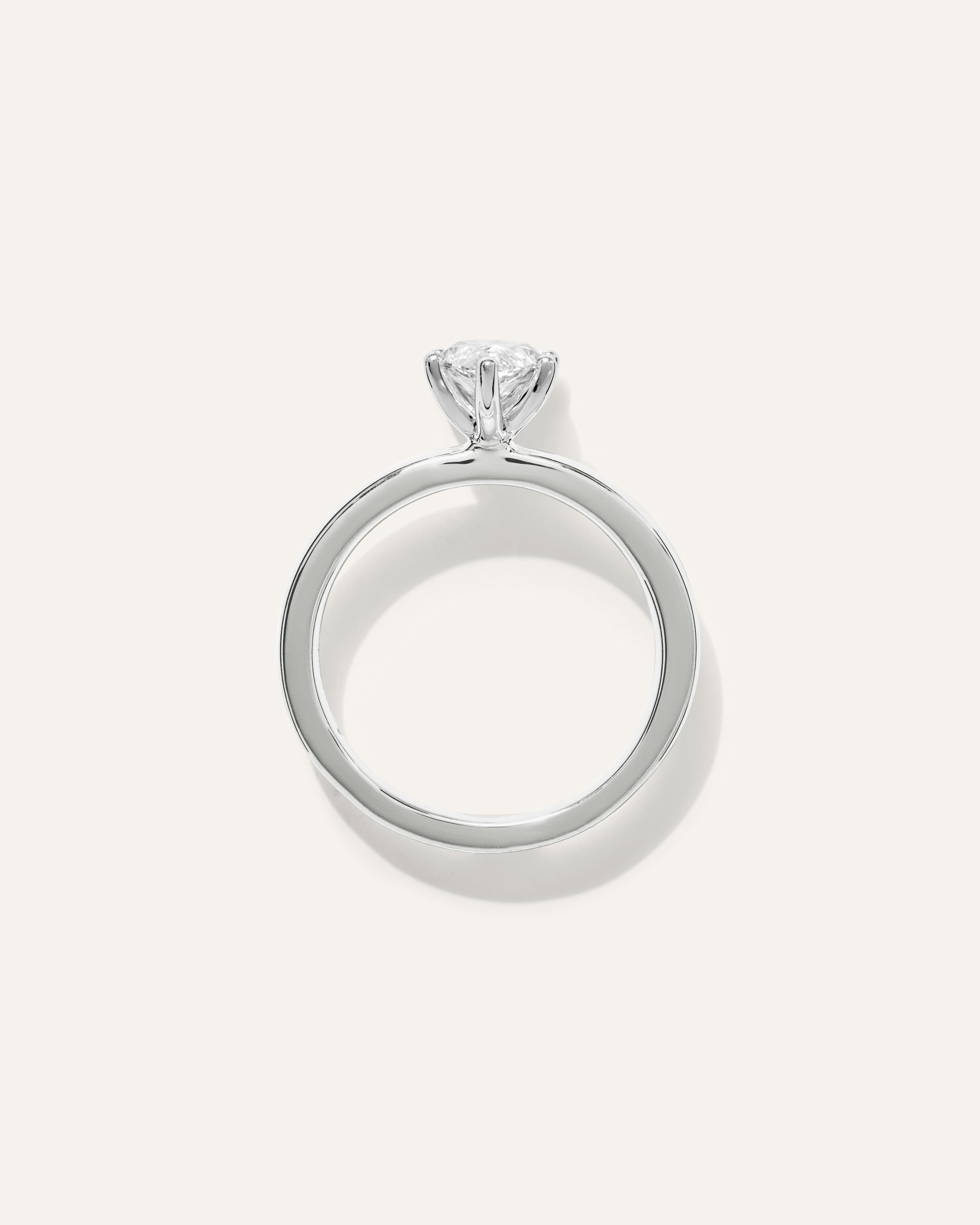 Lab Grown Diamond Marquise Comfort Fit Engagement Ring - 1.5ct — Image 7