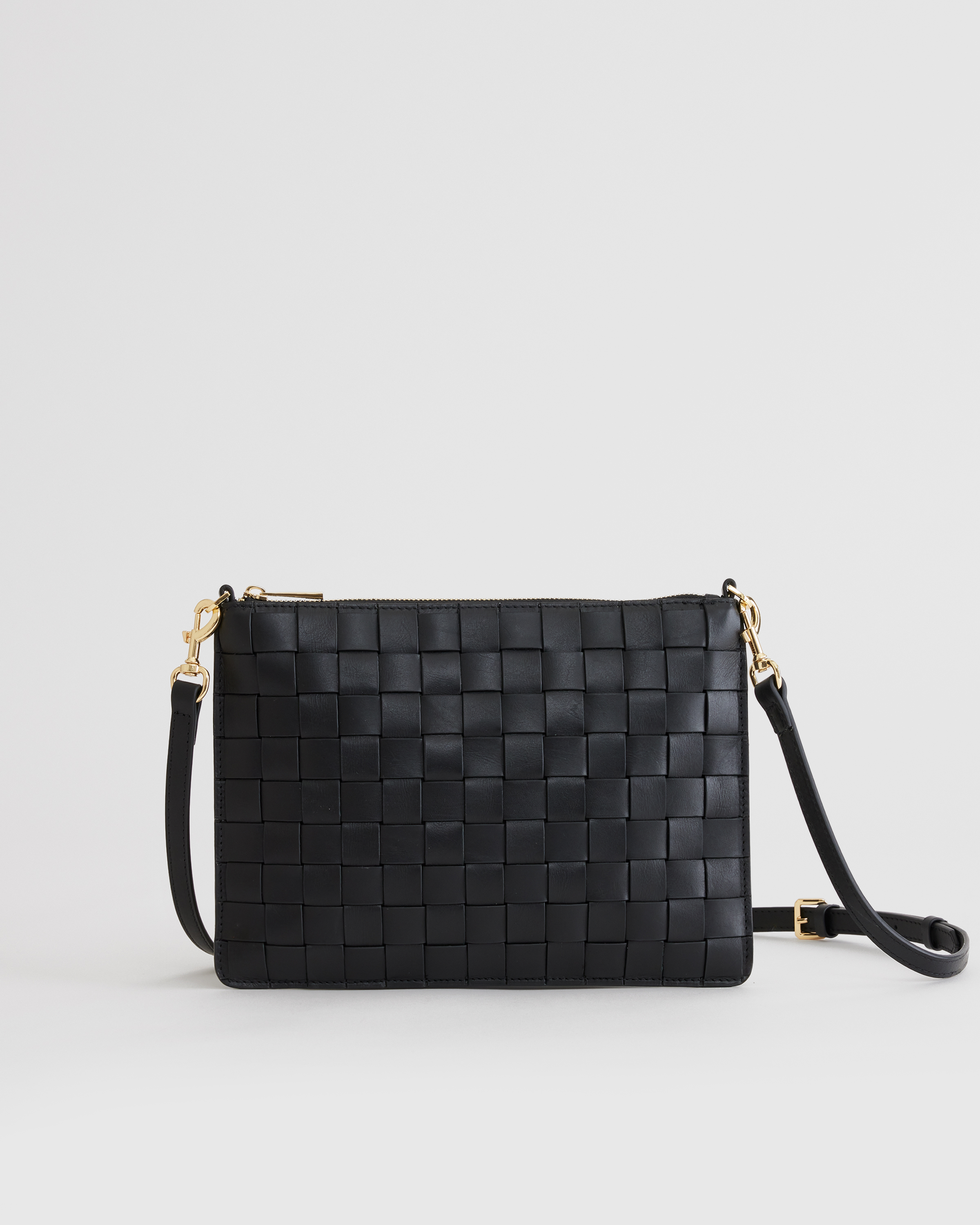 Italian Leather Handwoven Convertible Crossbody — Image 15