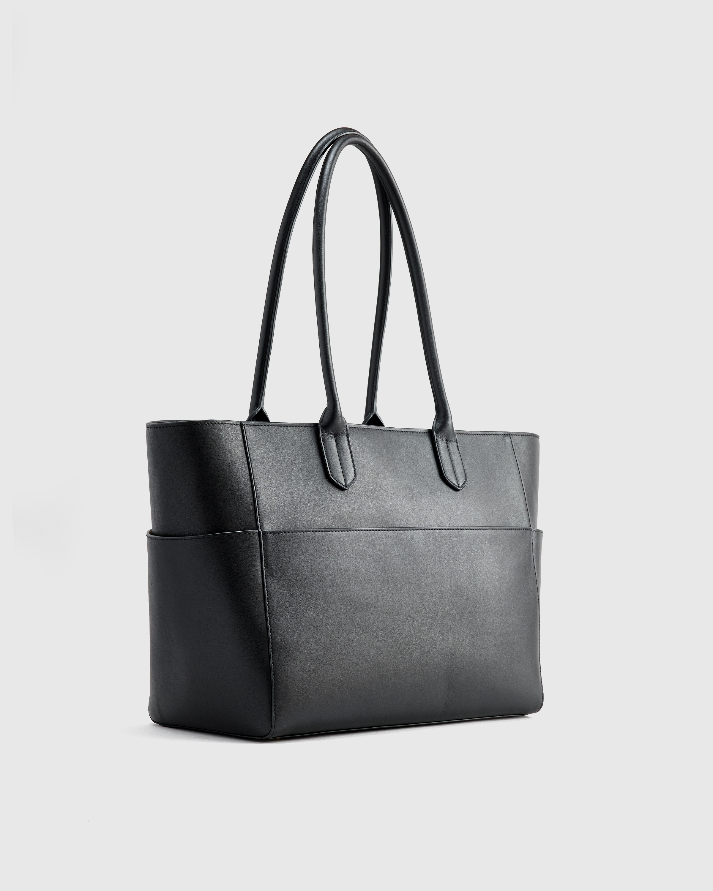 Italian Leather Shopper Tote — Image 15