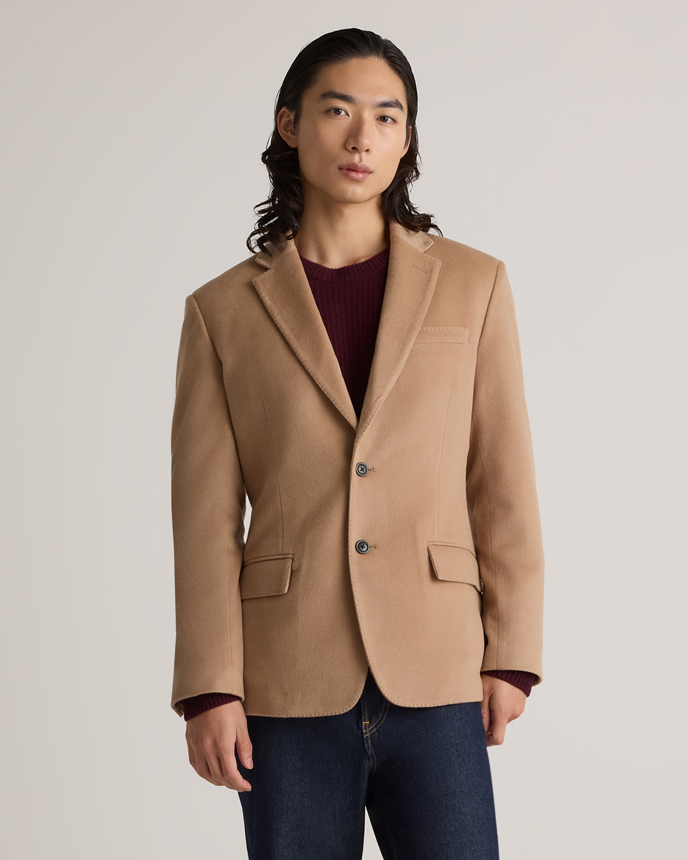 100% Mongolian Cashmere Blazer — Image 9