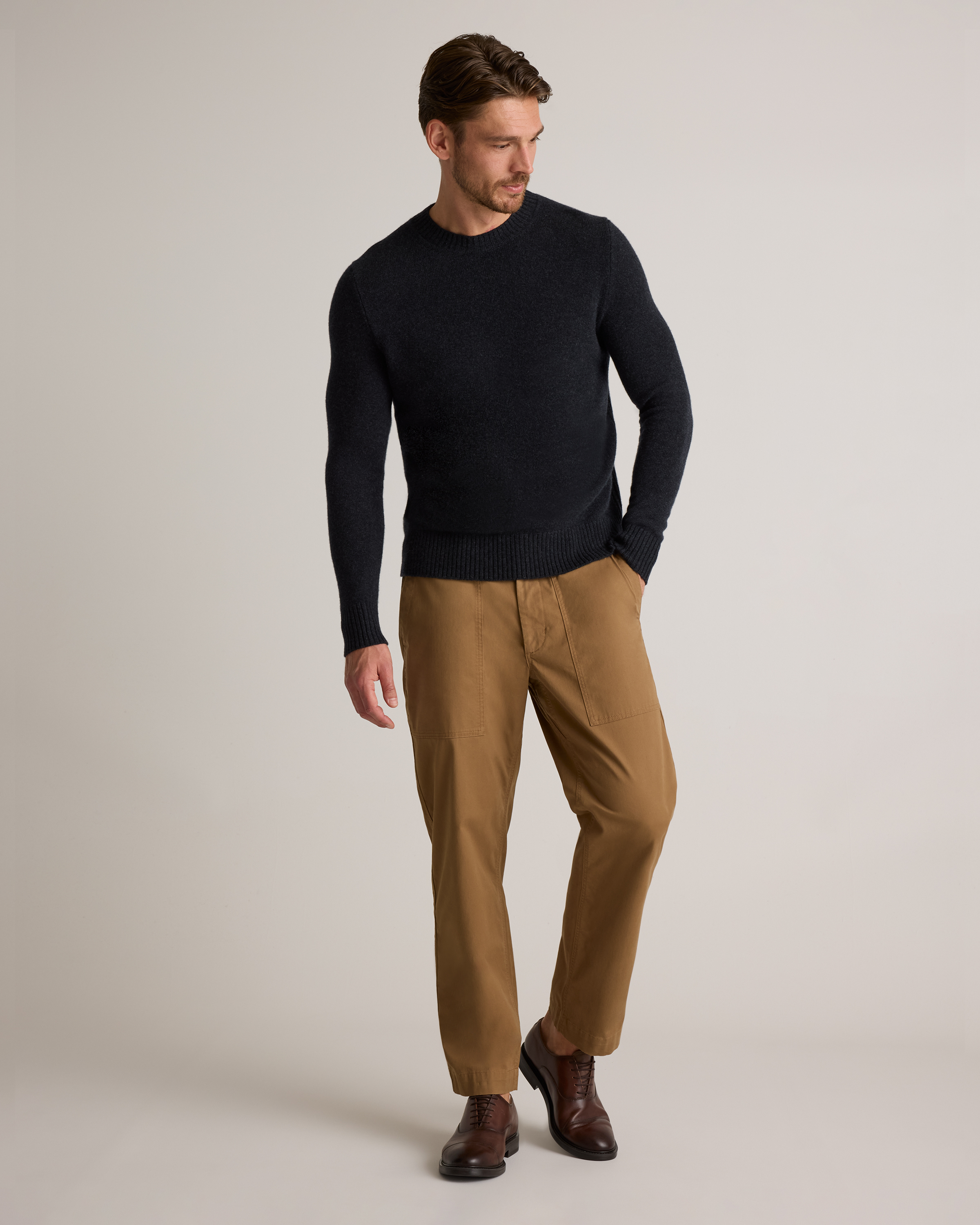 Luxe Baby Cashmere Crewneck Sweater — Image 11