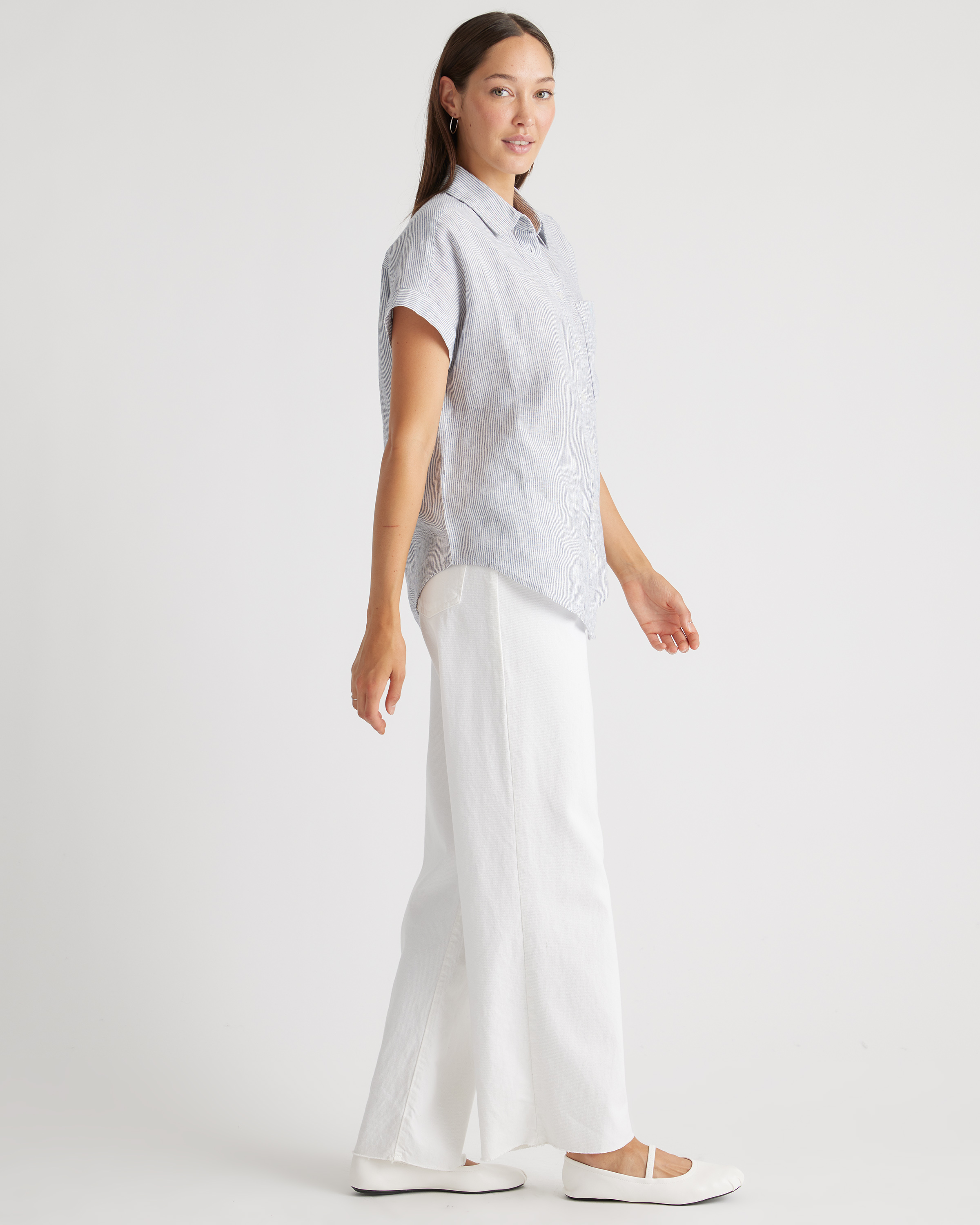 100% European Linen Camp Shirt — Image 30