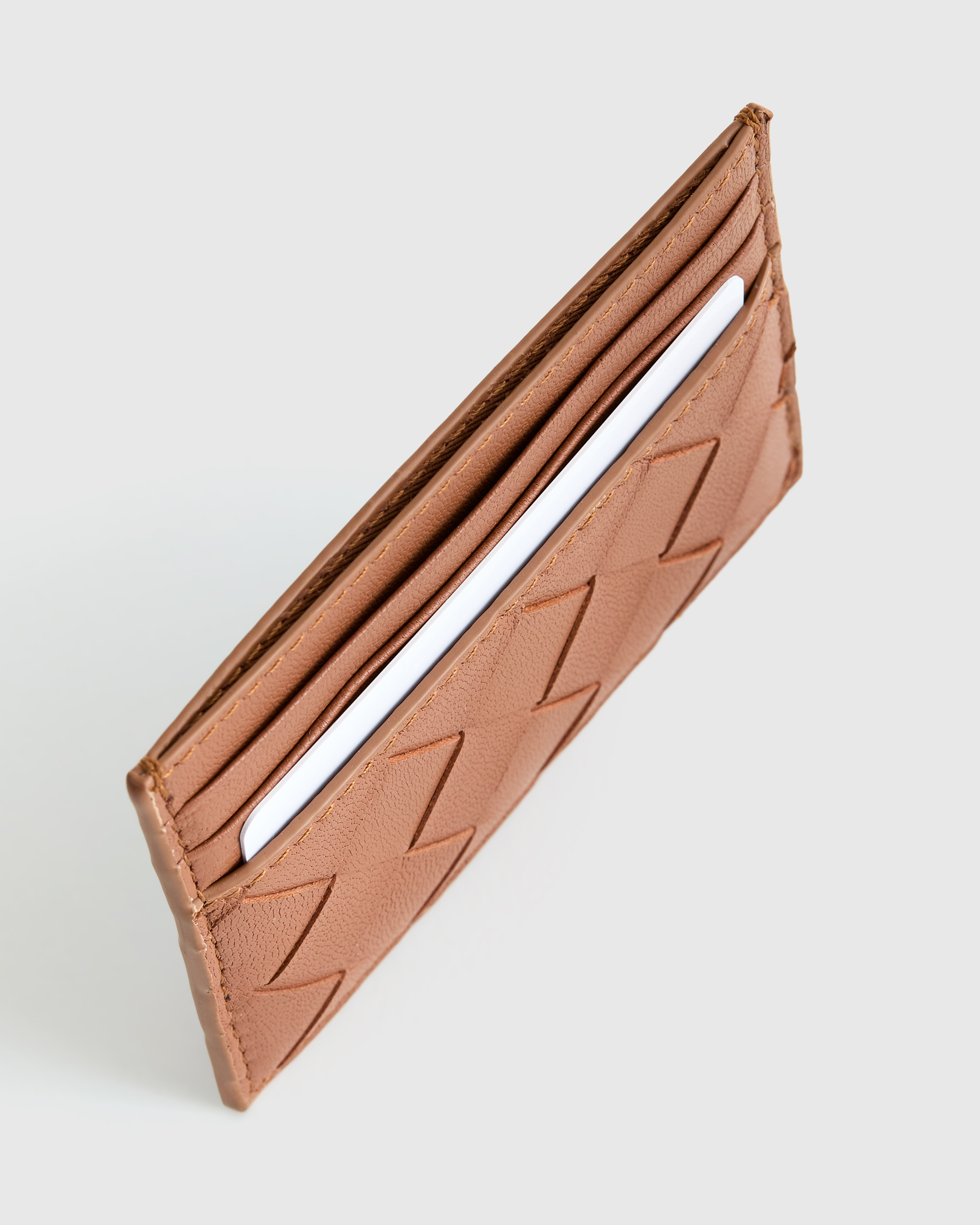Italian Handwoven Leather Small Card Case — Image 11