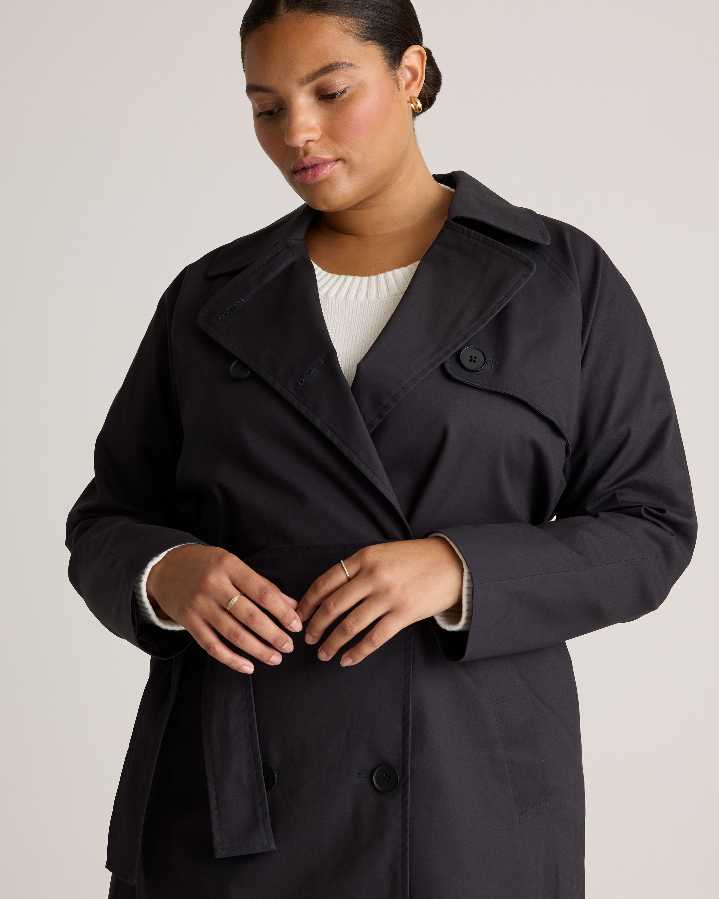 Comfort Stretch Trench Coat — Image 3