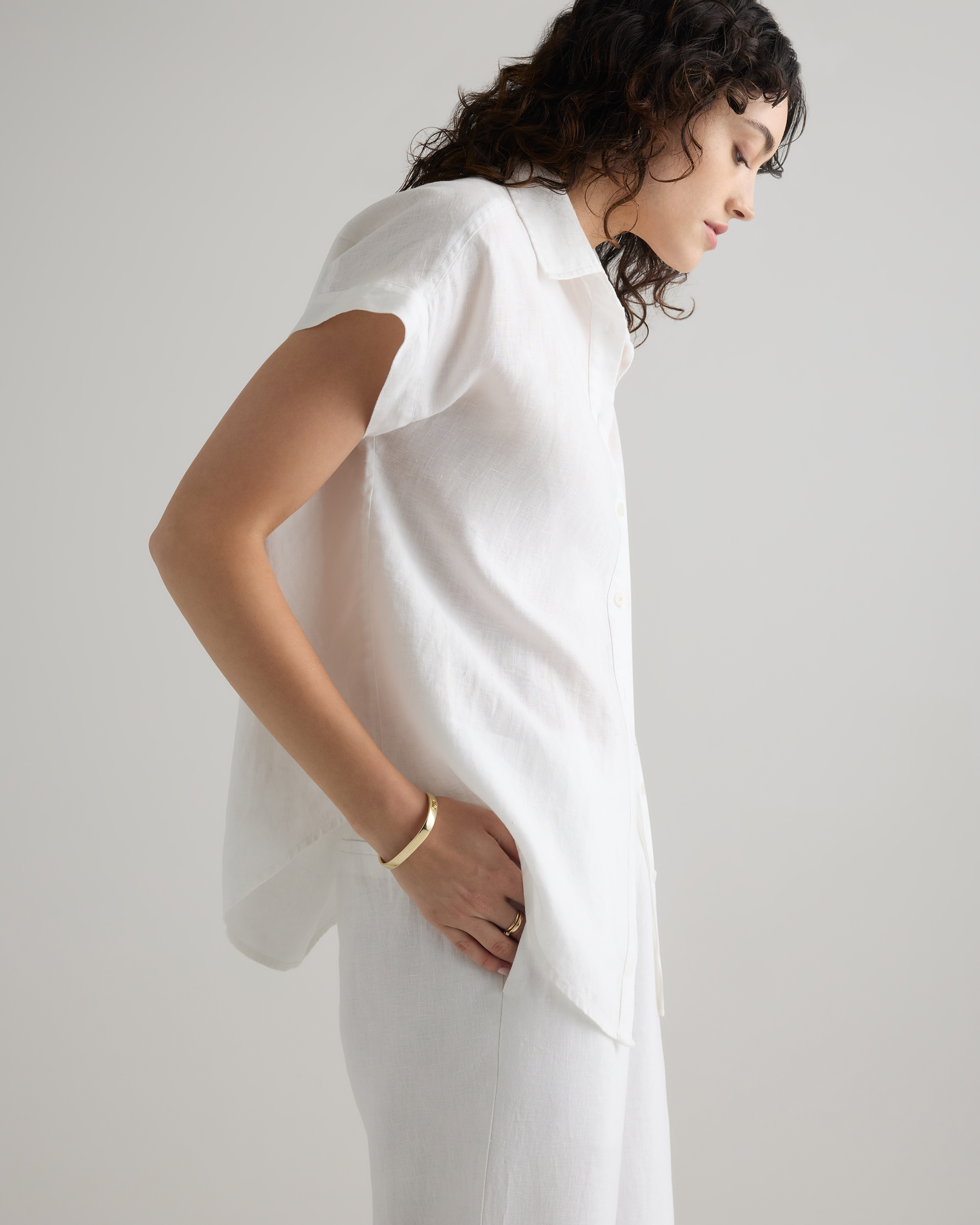 100% European Linen Camp Shirt — Image 13