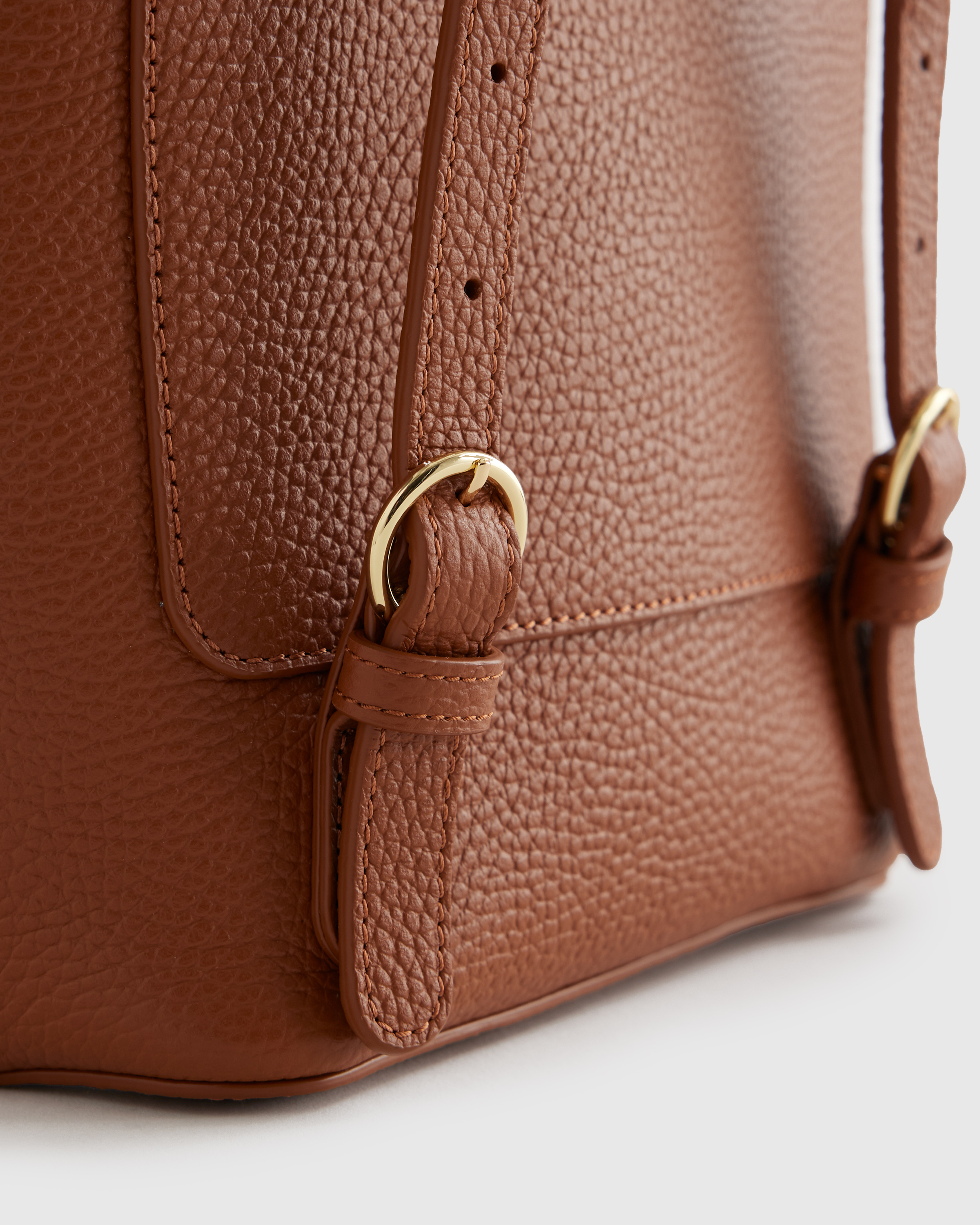 Italian Leather Small Backpack — Image 9