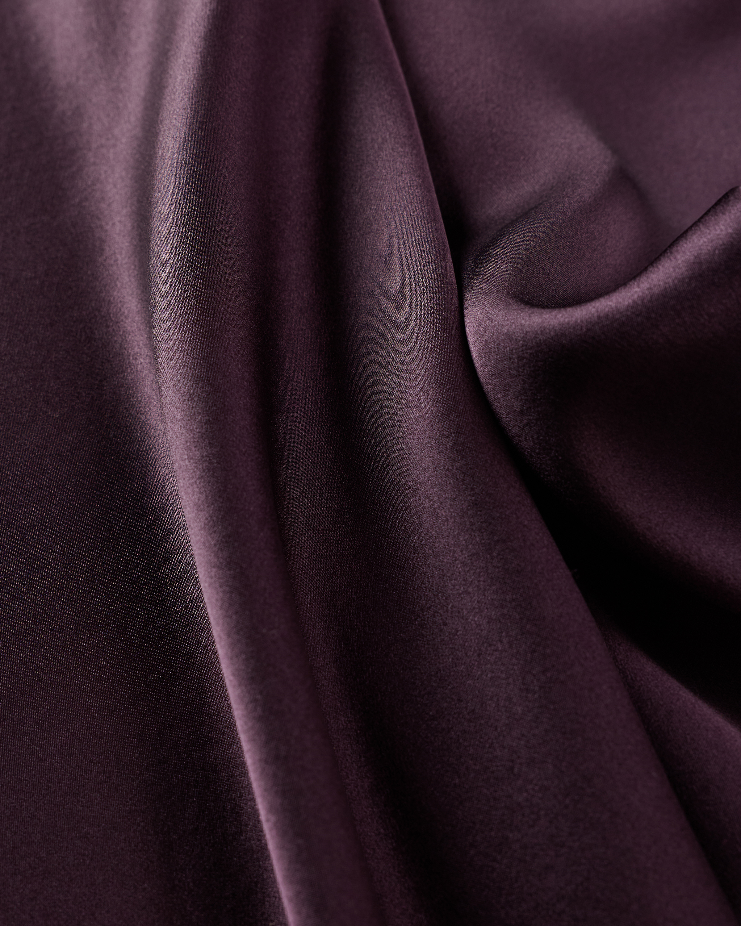 forest-green 100% Washable Silk Skirt — Image 3