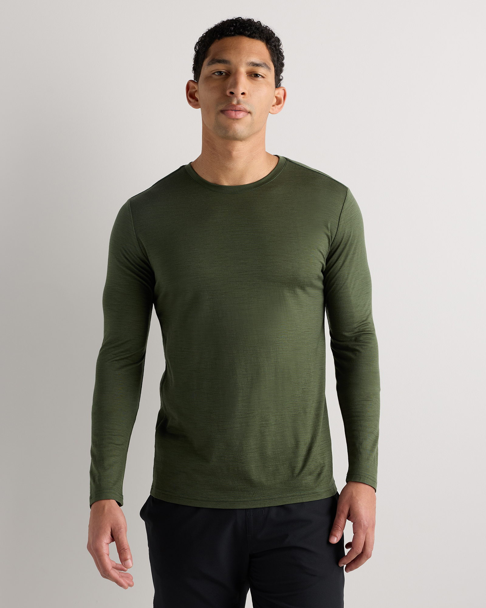 100% Merino Wool All-Season Long Sleeve Base Layer Tee — Image 11