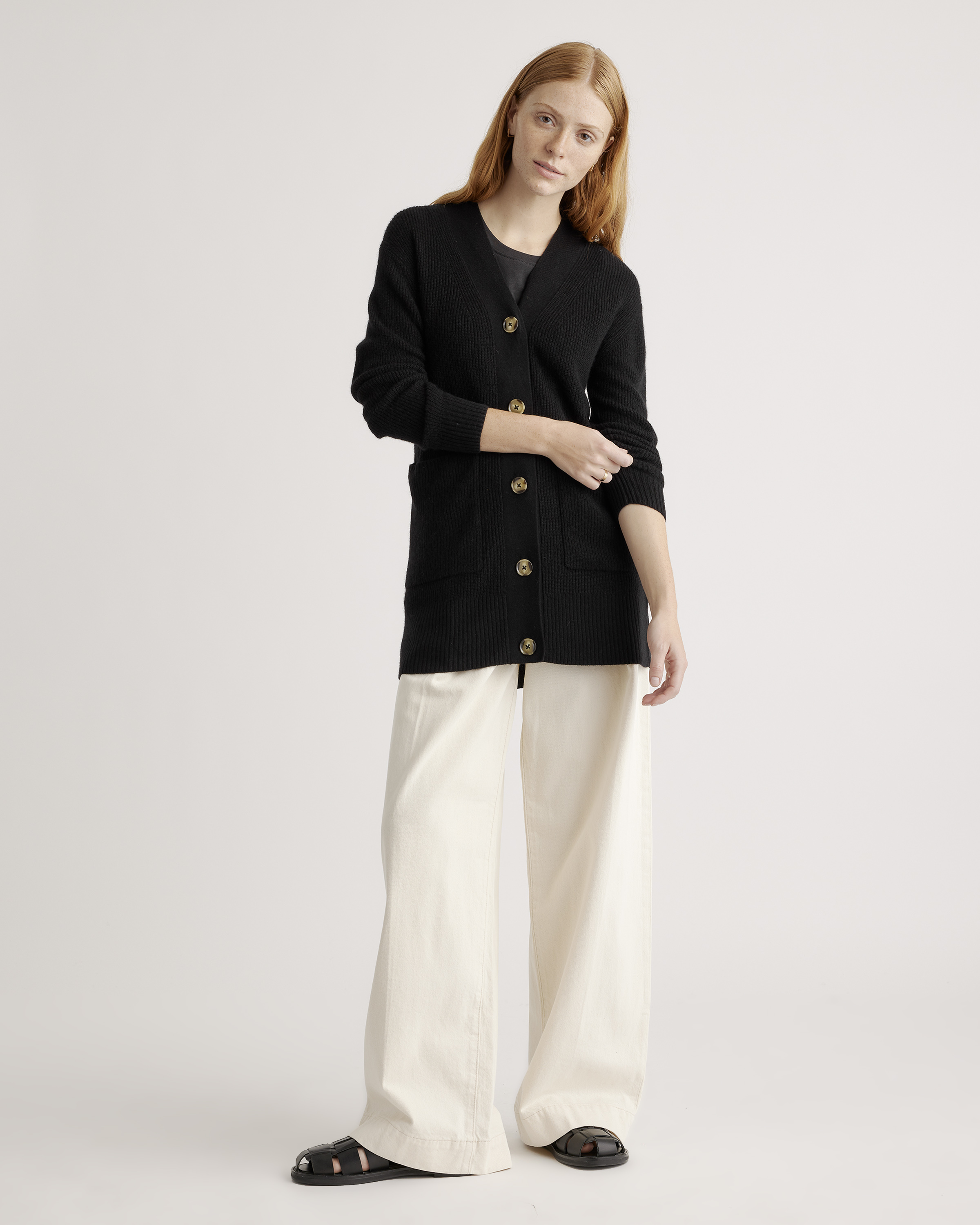 Baby Alpaca-Wool Oversized Cardigan — Image 7
