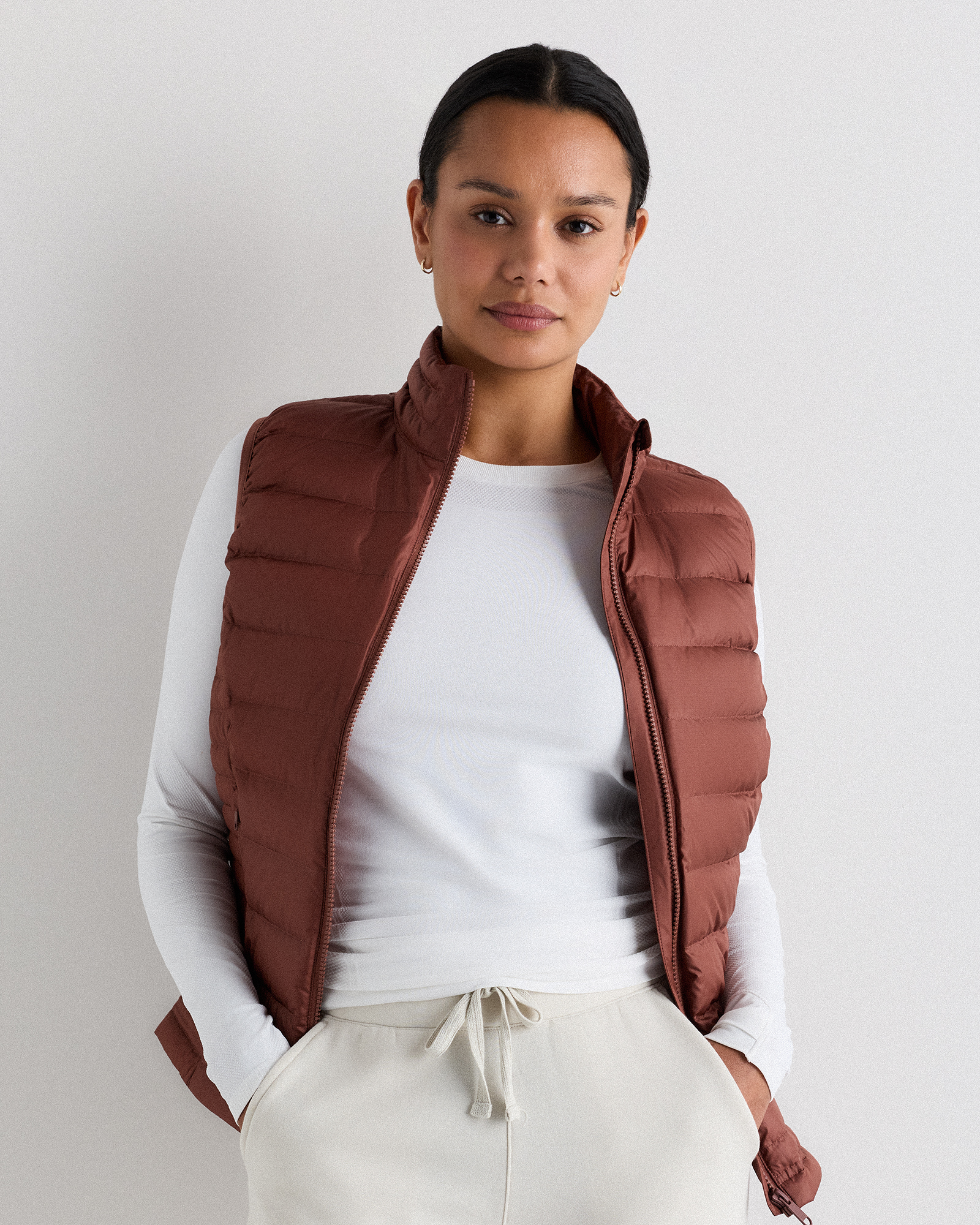 Lightweight Down Packable Puffer Vest — Image 12