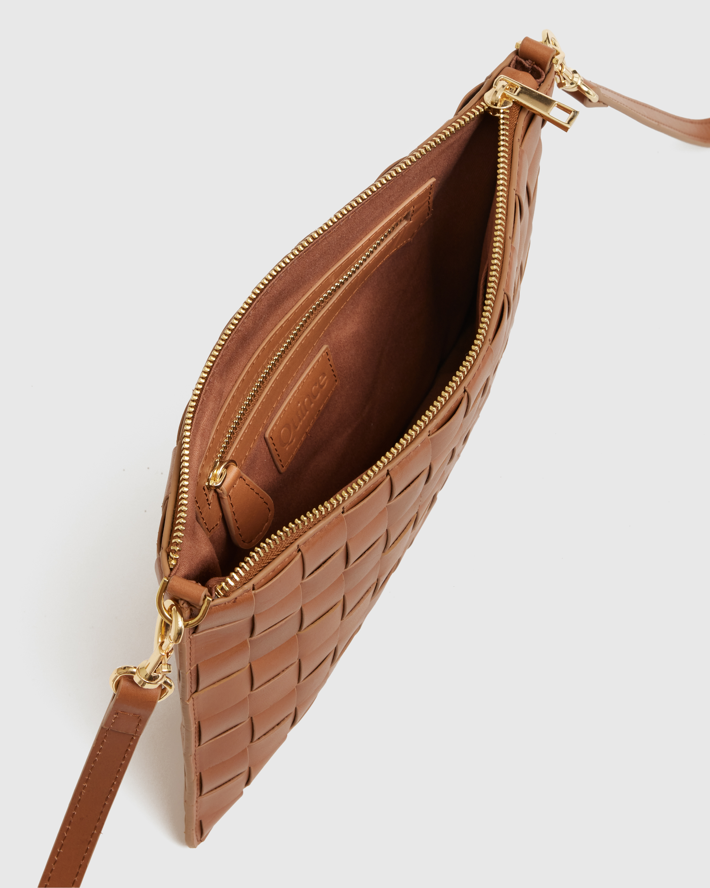 Italian Leather Handwoven Convertible Crossbody — Image 19