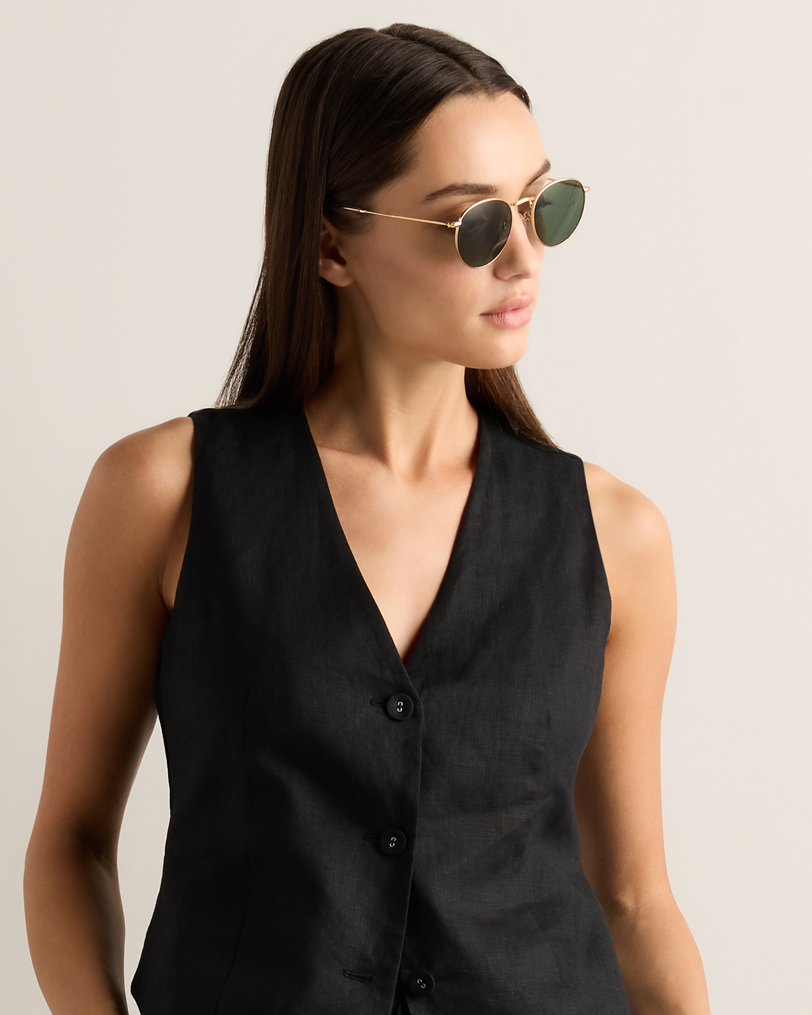 100% European Linen Vest — Image 27
