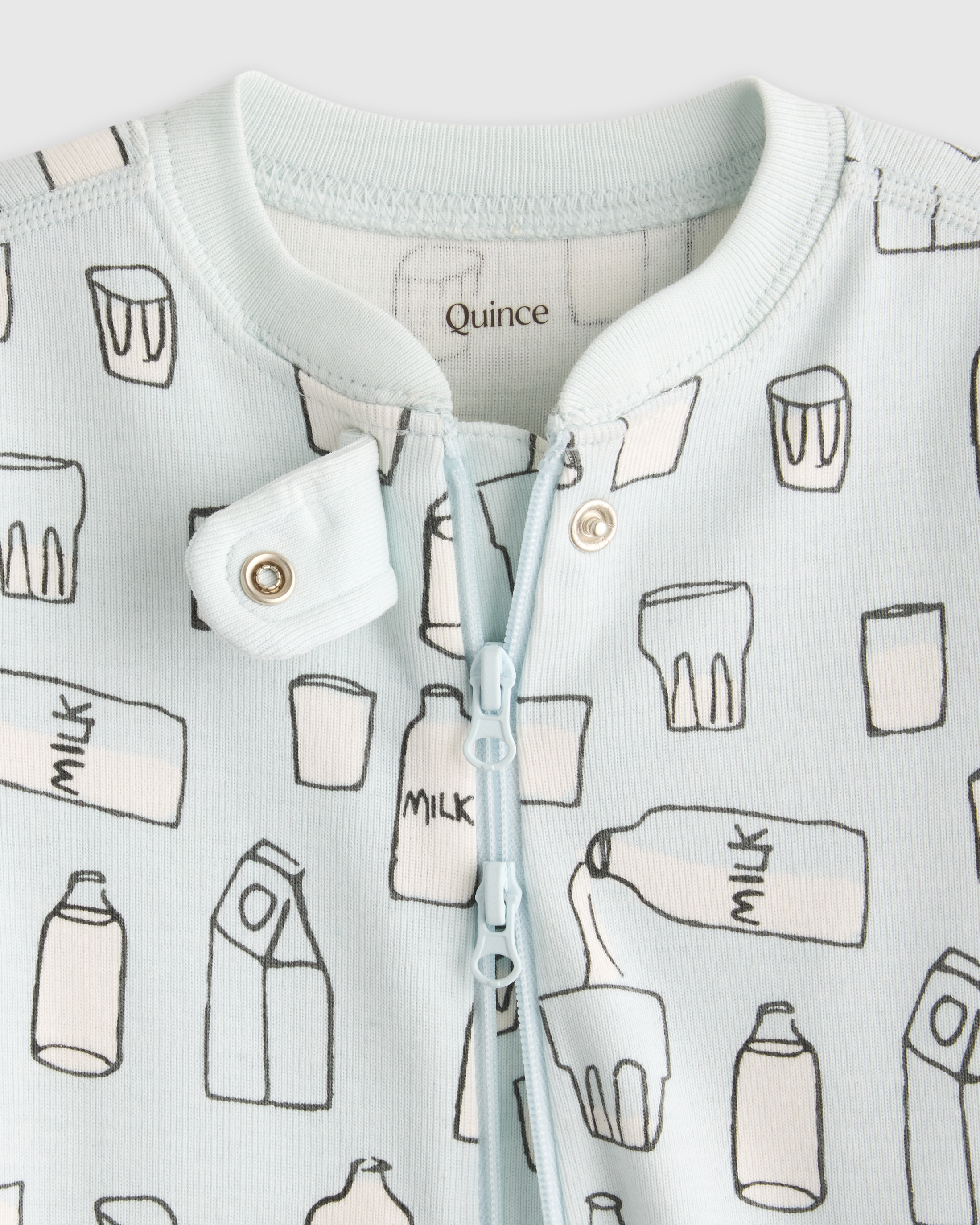 100% Organic Cotton Footie Pajama — Image 8