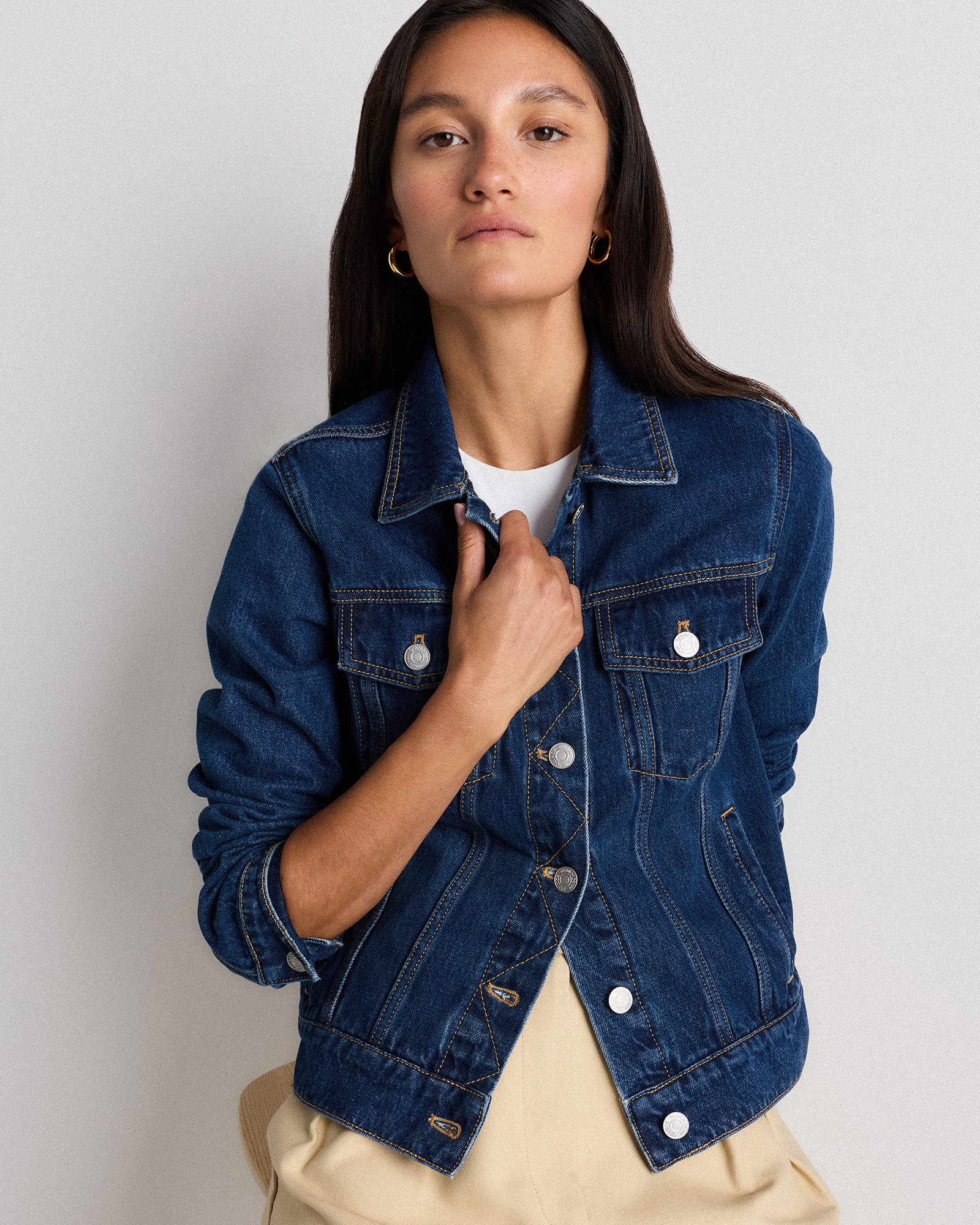 100% Organic Cotton Denim Jacket — Image 10