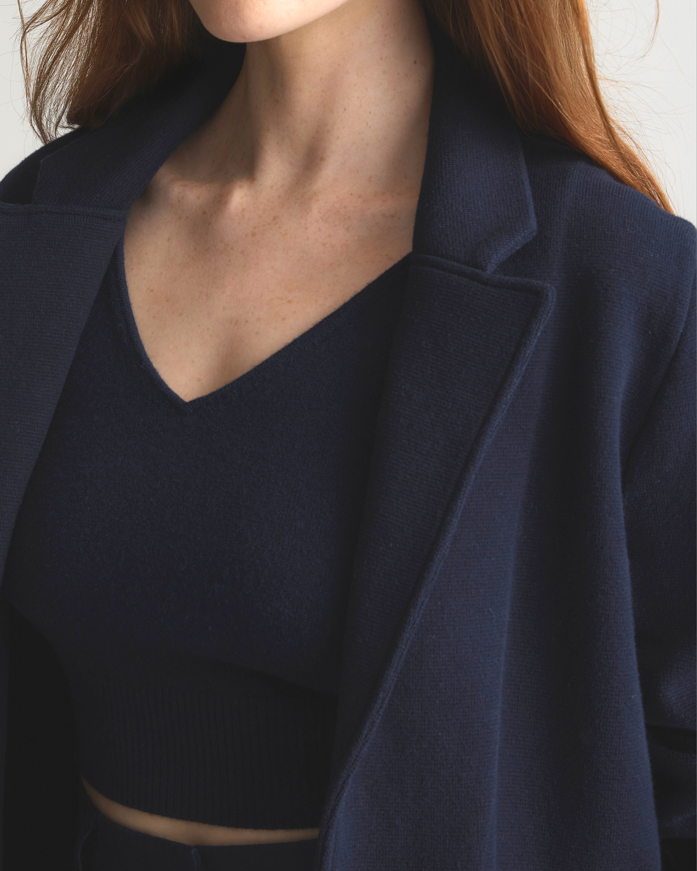 100% Organic Cotton Knit Blazer — Image 15