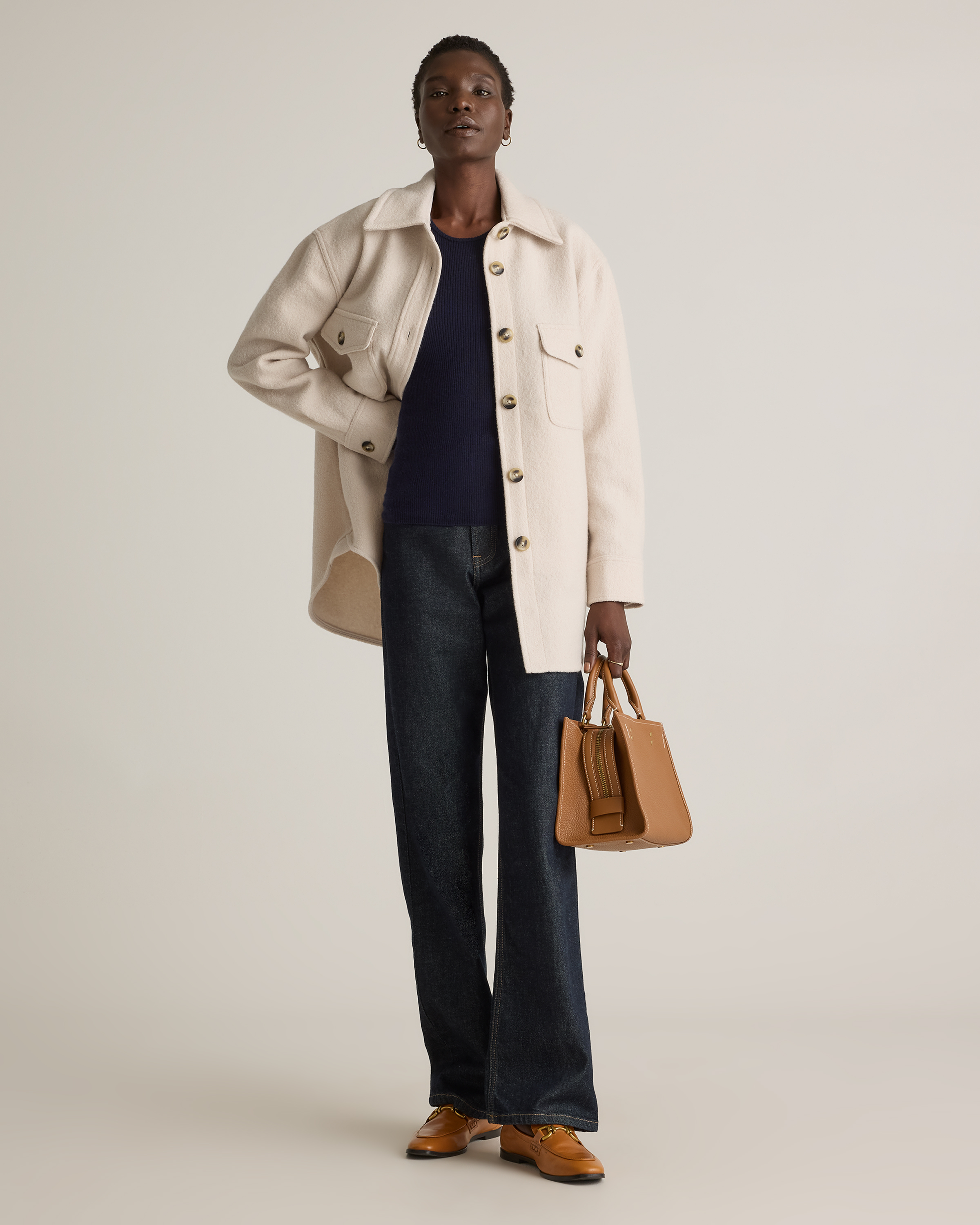 100% Merino Wool Shirt Jacket — Image 40