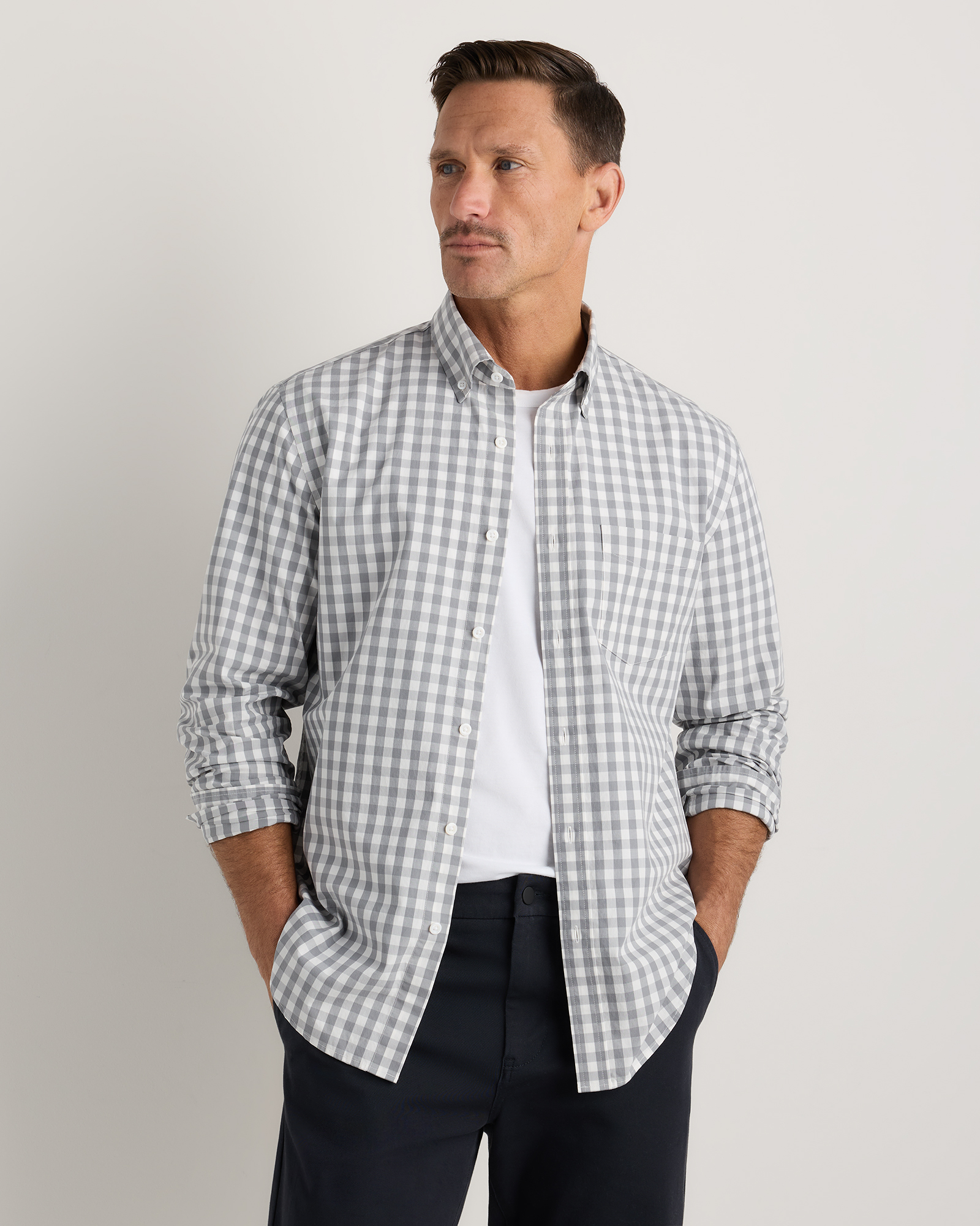 Organic Cotton Stretch Poplin Shirt — Image 25