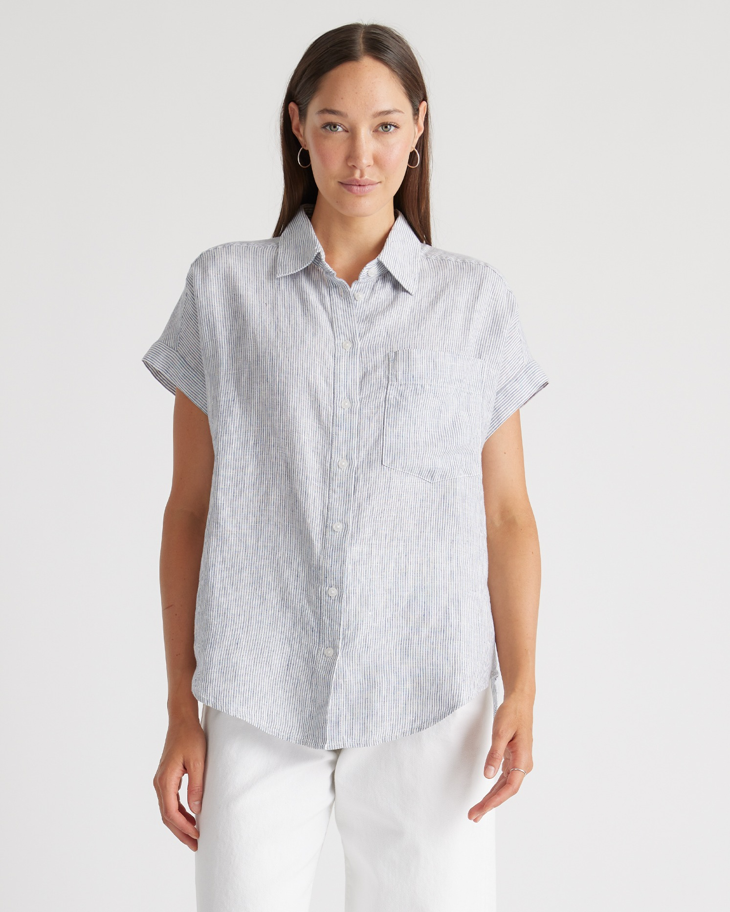 100% European Linen Camp Shirt — Image 37