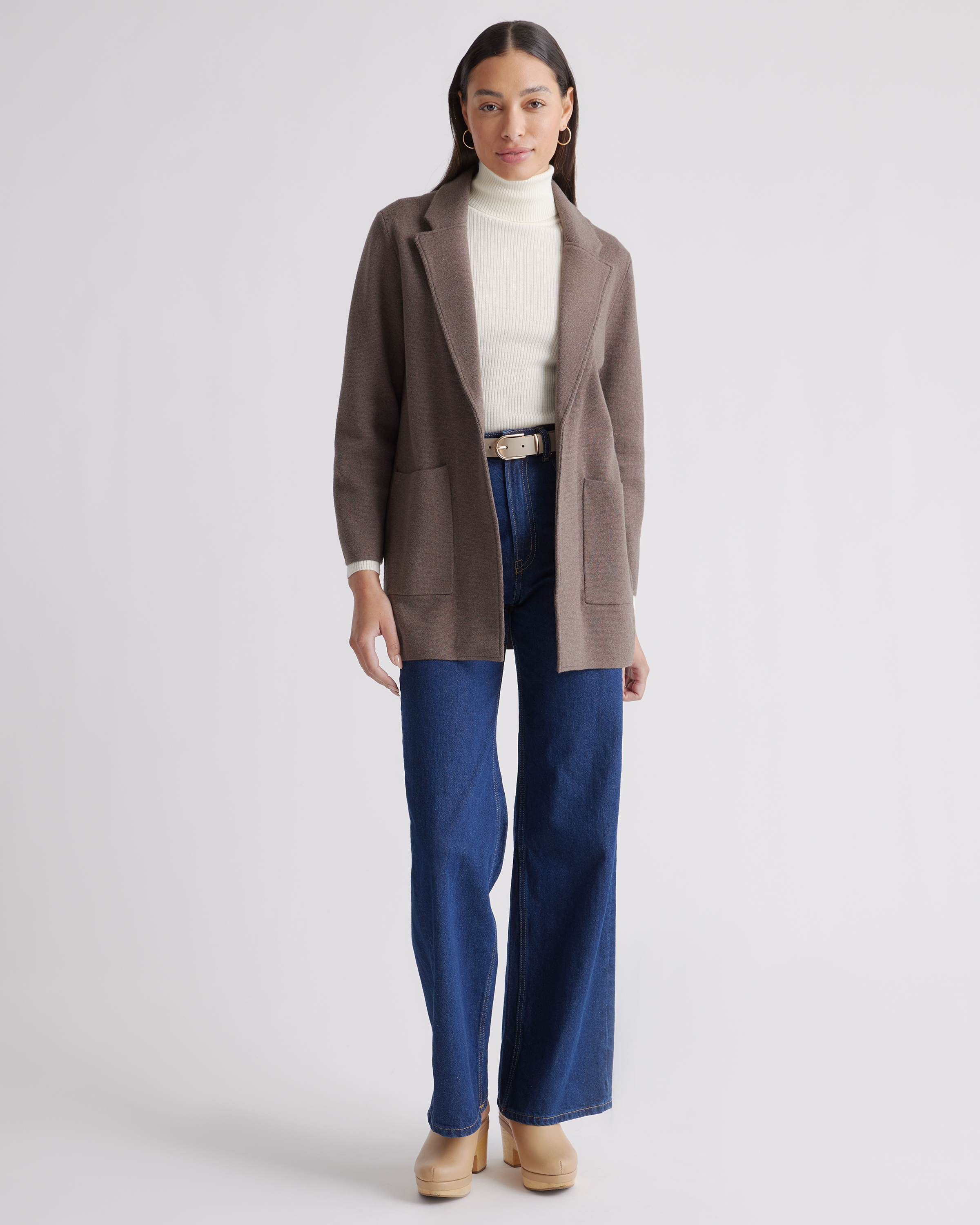 100% Organic Cotton Knit Blazer — Image 22