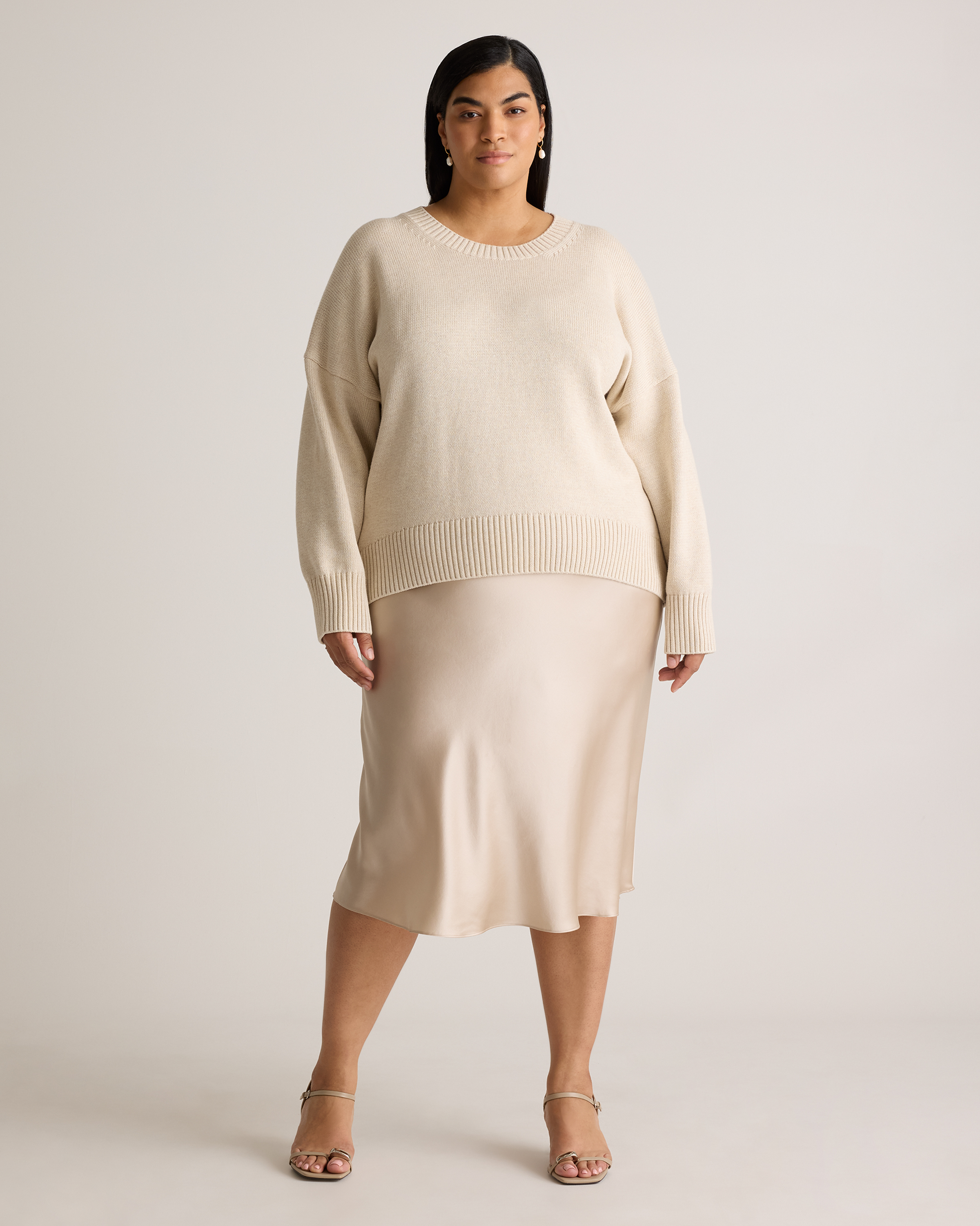 100% Organic Cotton Boyfriend Crew Sweater — Image 13