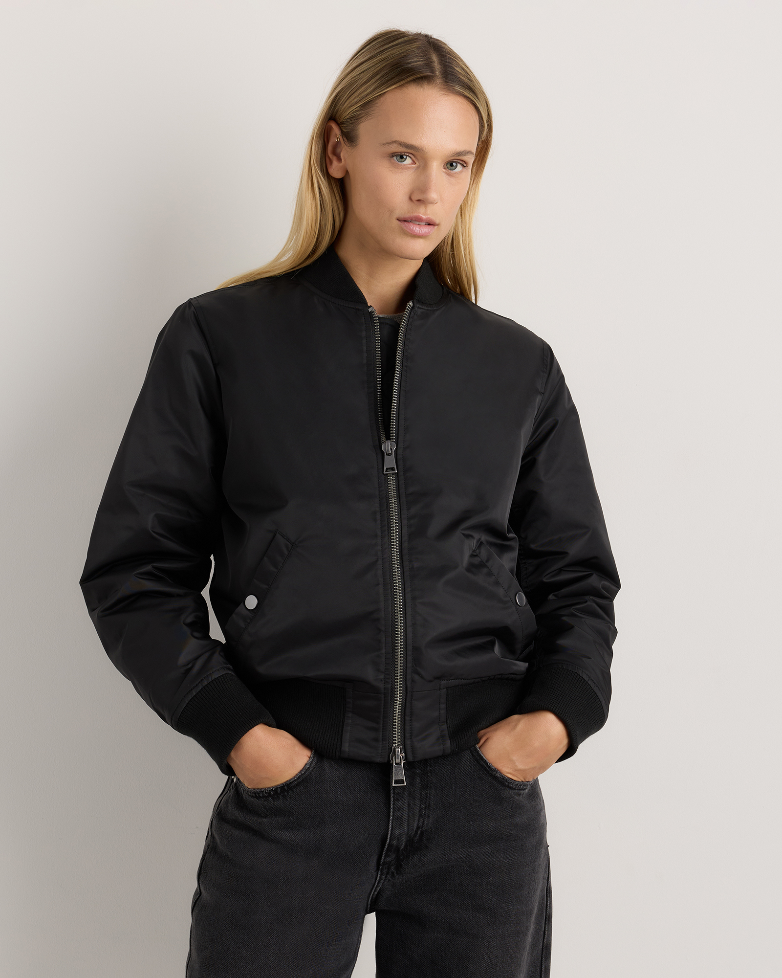 Flight Nylon Bomber Jacket — Image 6