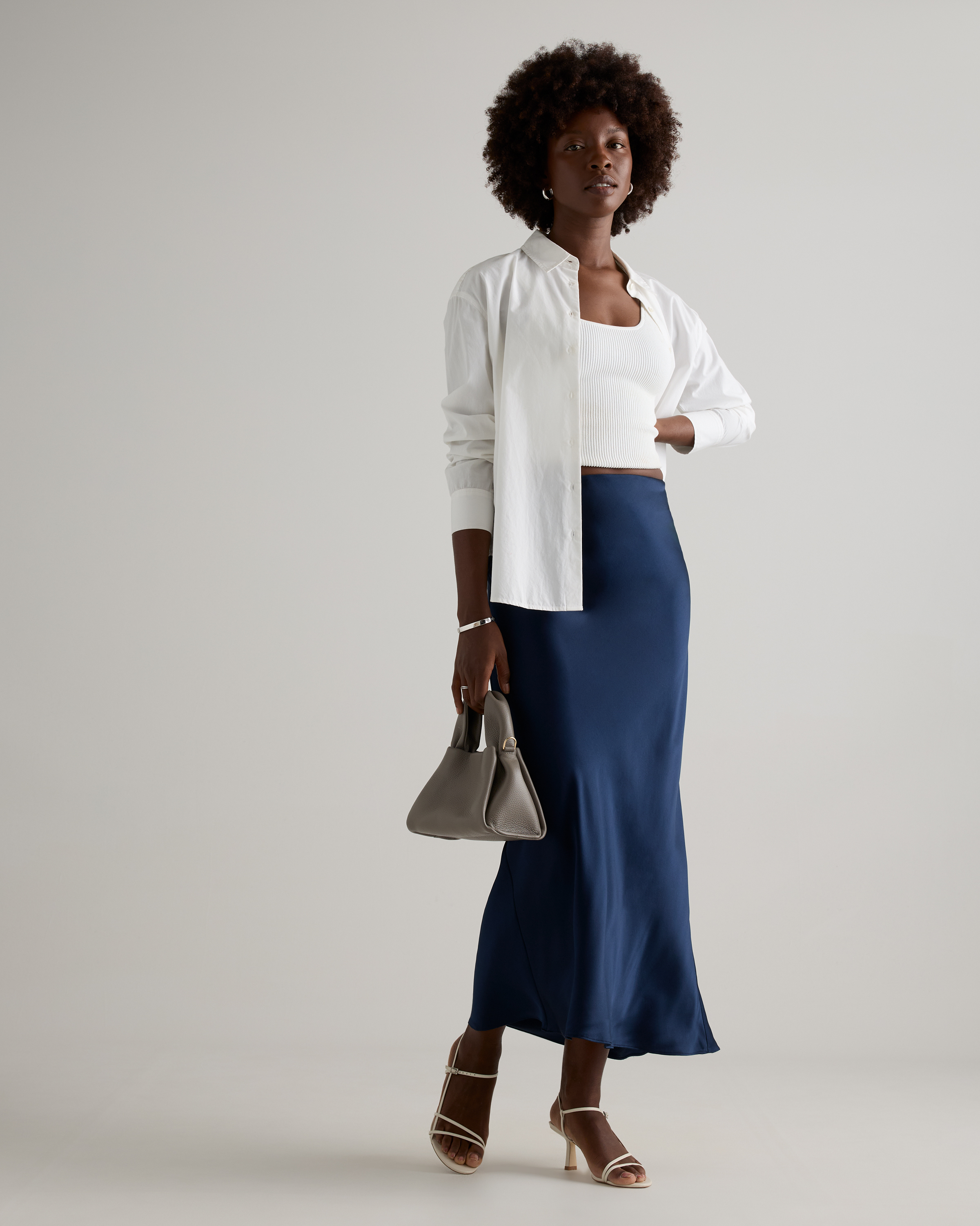 100% Washable Silk Maxi Skirt — Image 22
