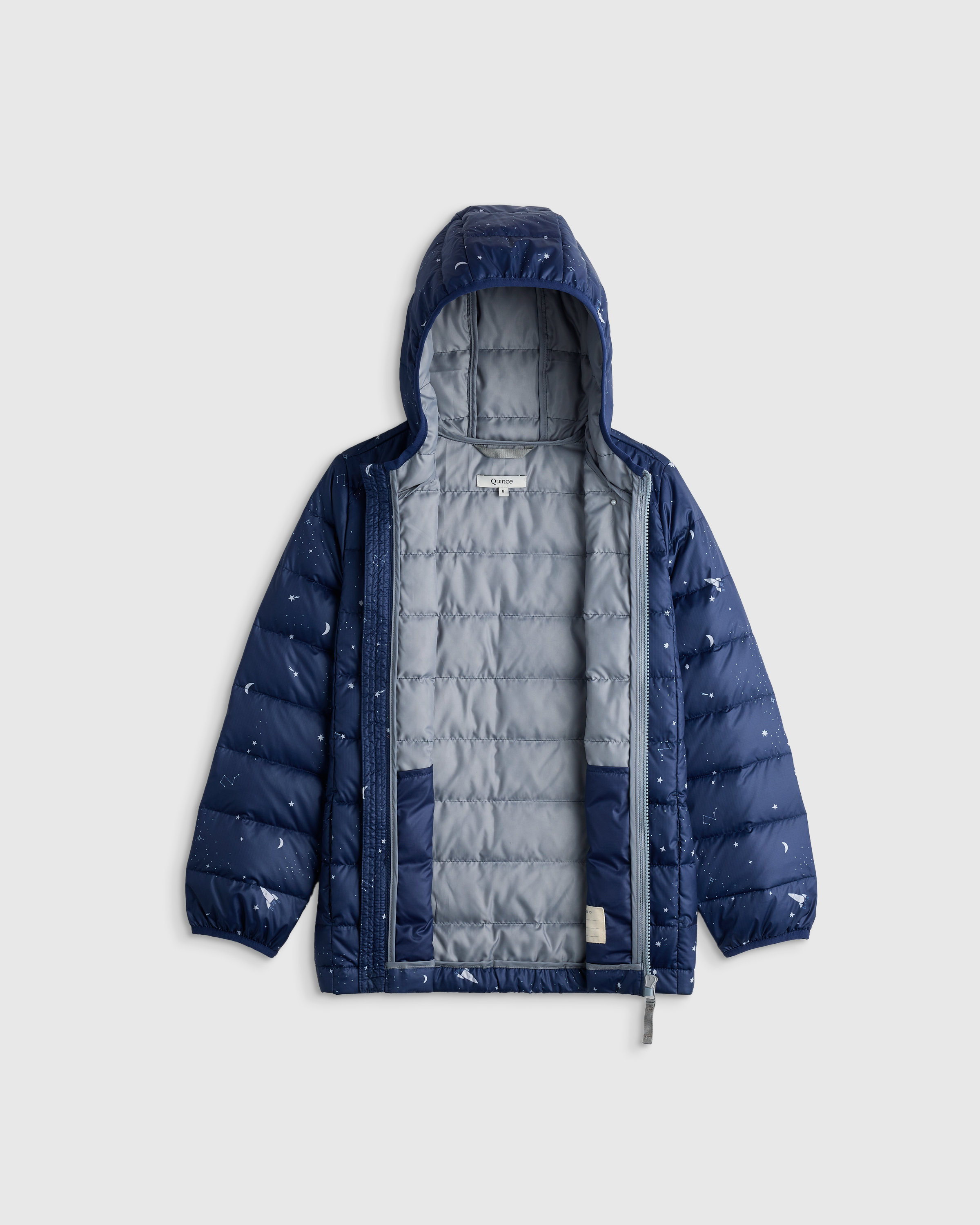 Lightweight Down Hooded Puffer Jacket — Image 13